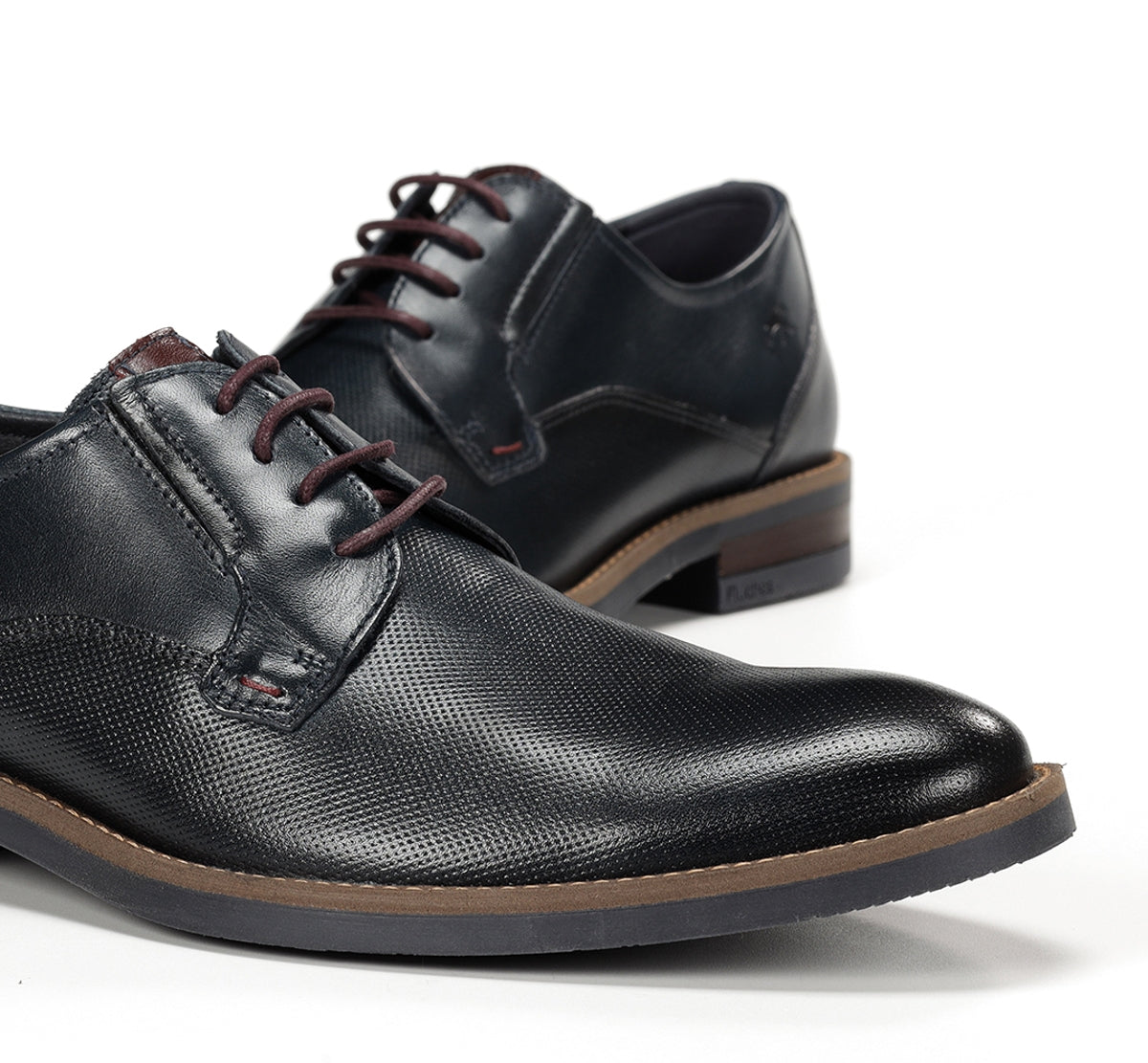 Fluchos Zapatos Theo F1631 derbies bleu homme cuir