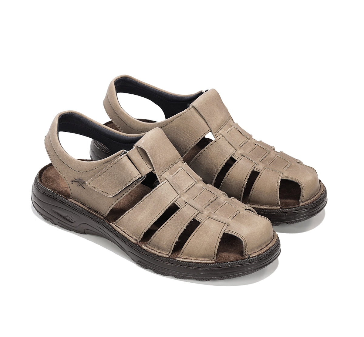 Fluchos Azores F2198 sandales taupe homme velcro