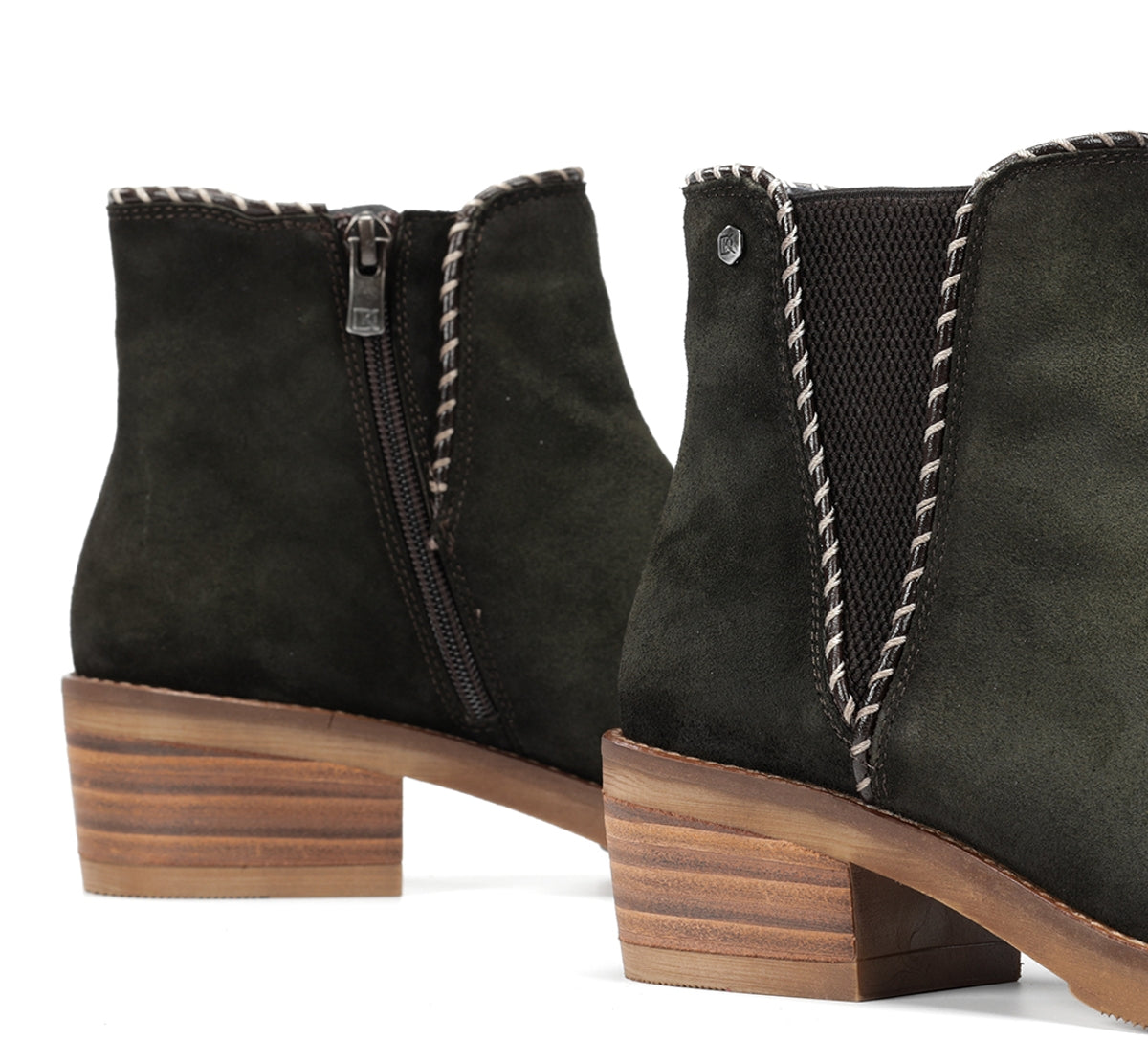 Dorking by Fluchos Layla D9545 bottine verte talon bas