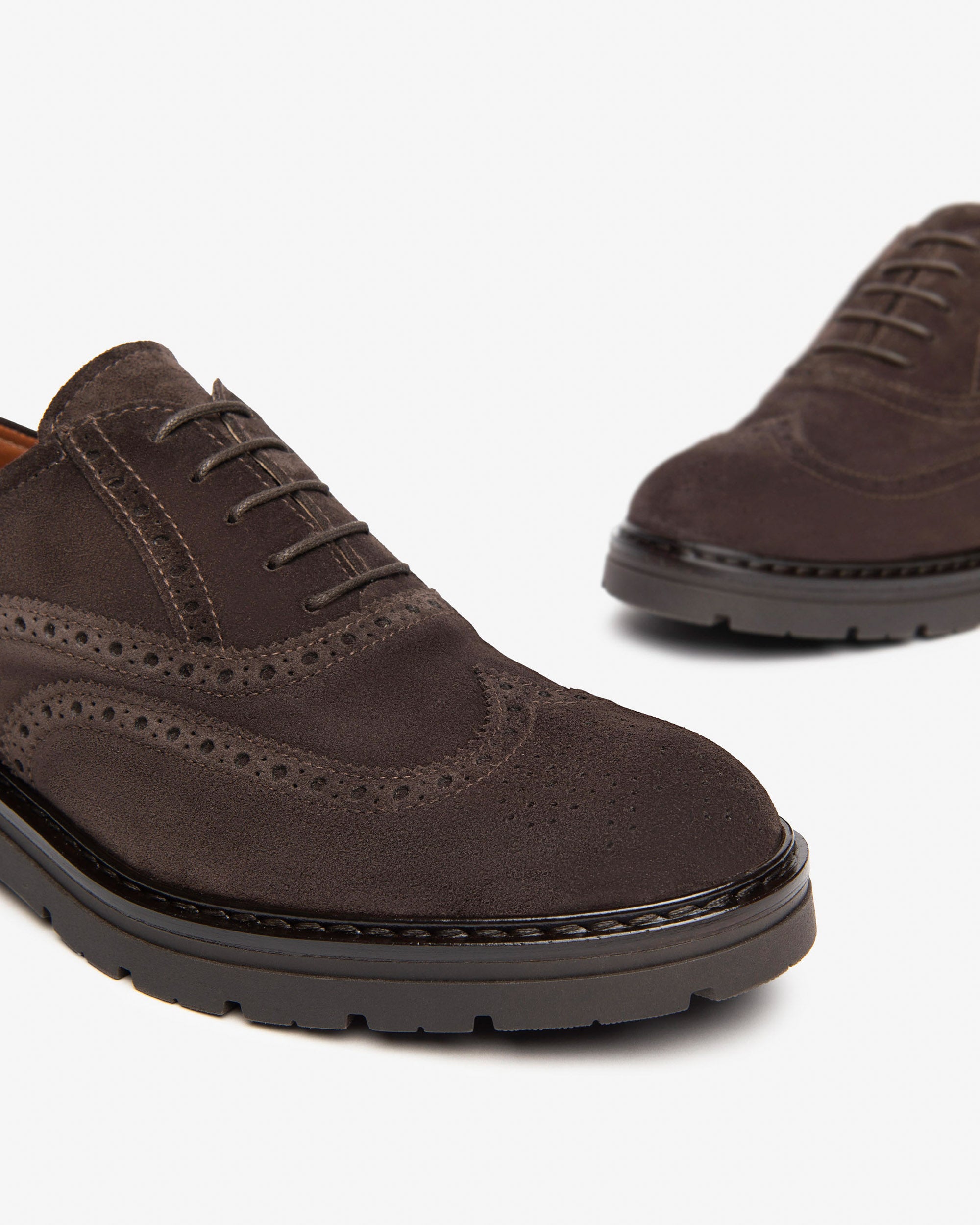 Nero Giardini Tie-up derby daim homme cuir