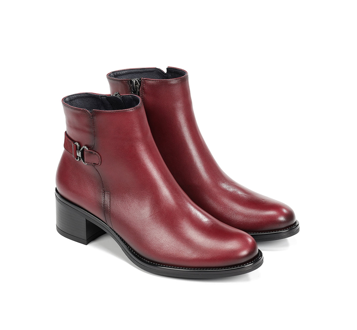 Fluchos Dorking Chiara D8966 bottine femme rouge cuir