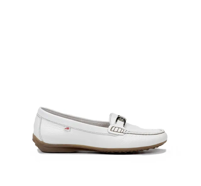 Fluchos Bruni F0804 mocassins femme blanc cuir