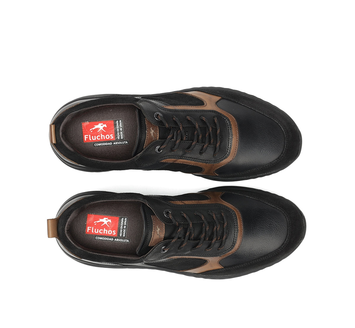 Fluchos Ryder F2289 baskets homme noires cuir