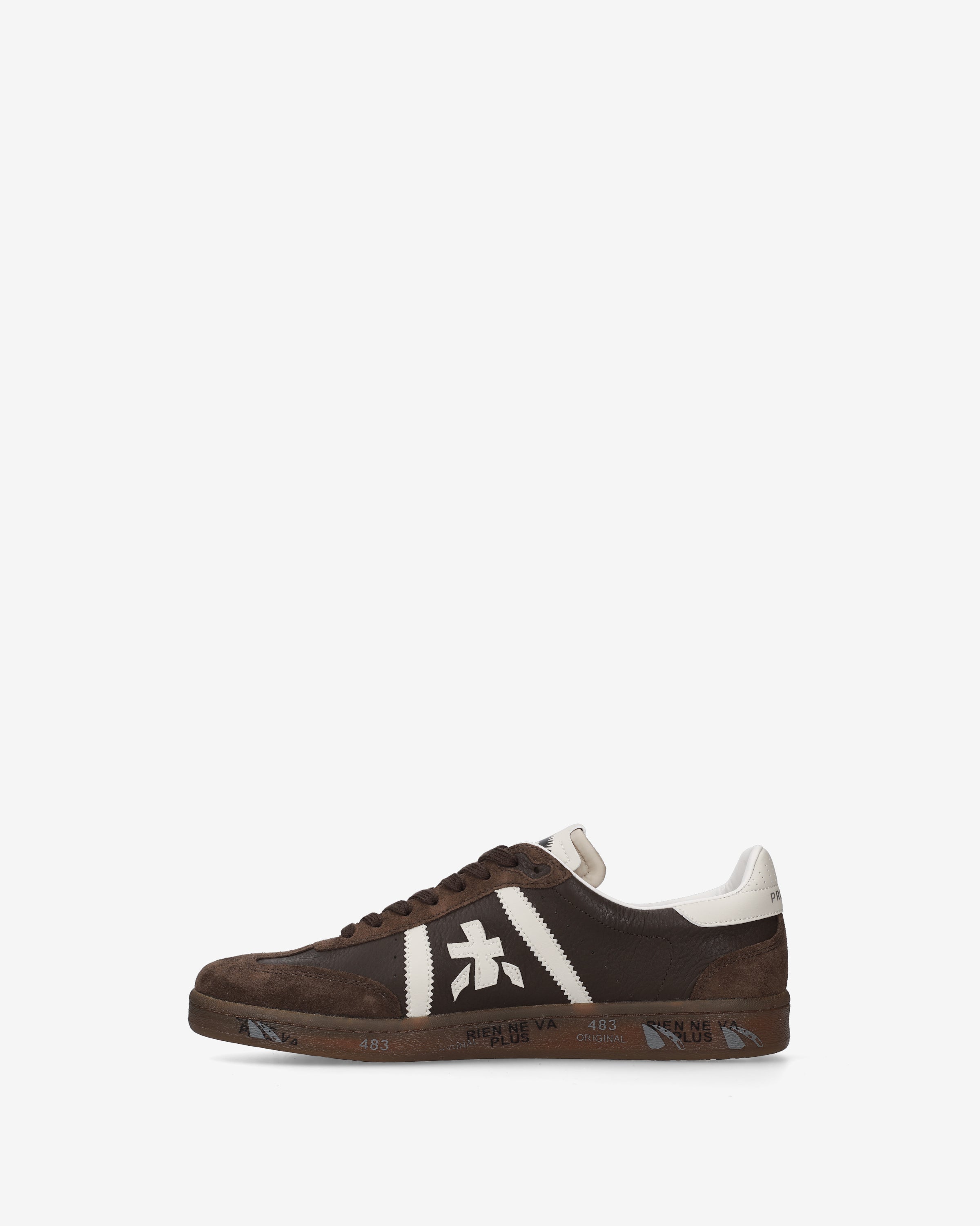 Premiata Bonnie 8590 baskets homme marron cuir