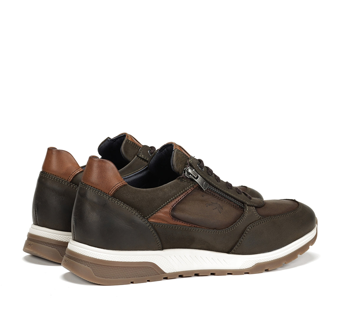 Fluchos Louis F1603 baskets vert homme cuir