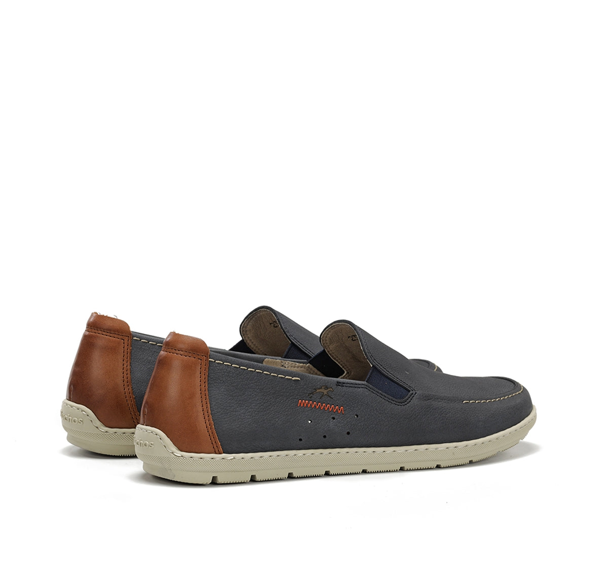 Fluchos Andy F2370 slip on homme bleu confort