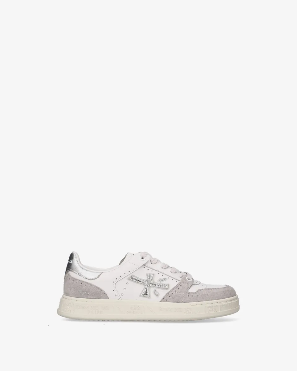 Premiata Quinnd 8642 sneakers femme blanc crème argent