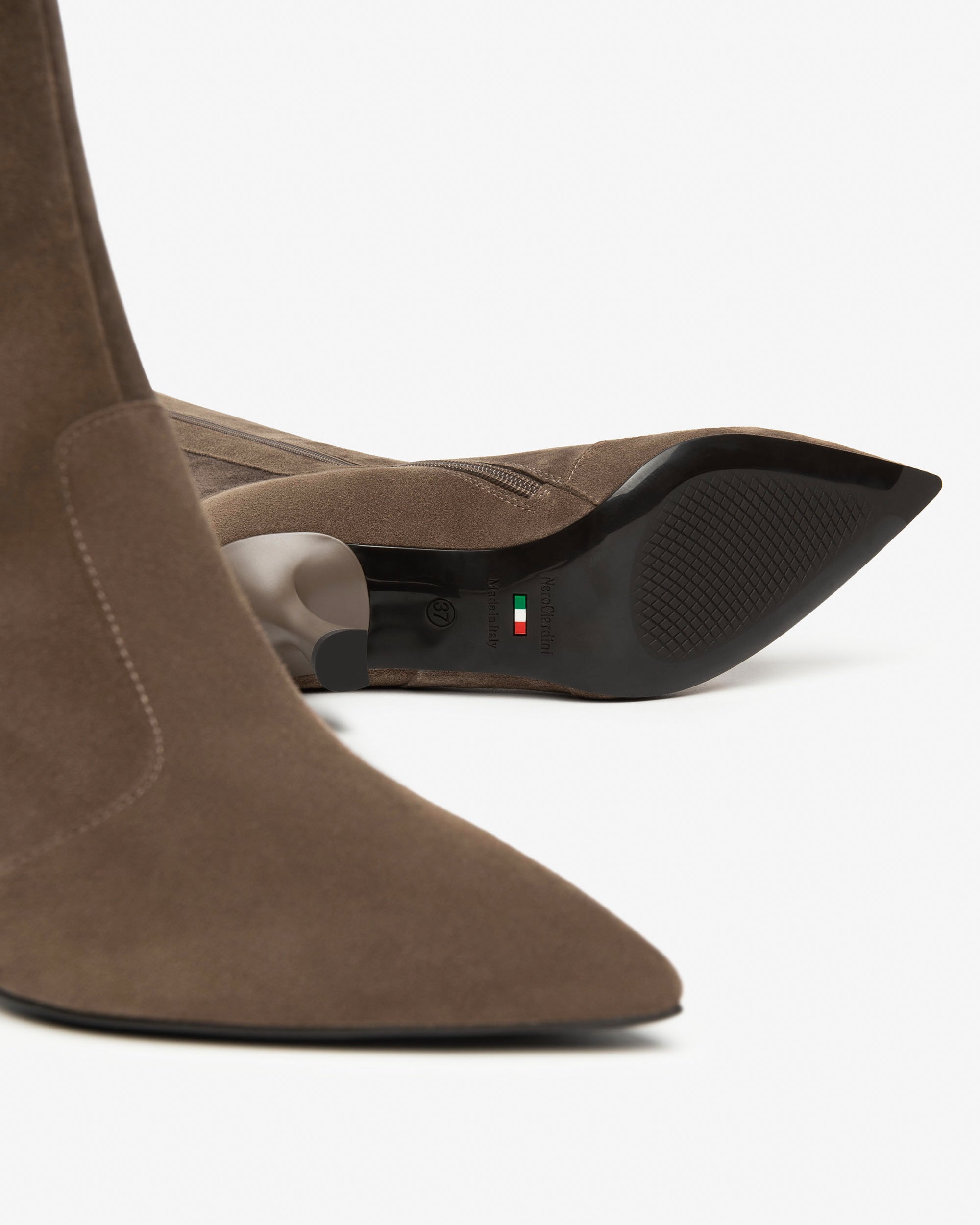 Nero Giardini Boots cuir femme talon 75 mm