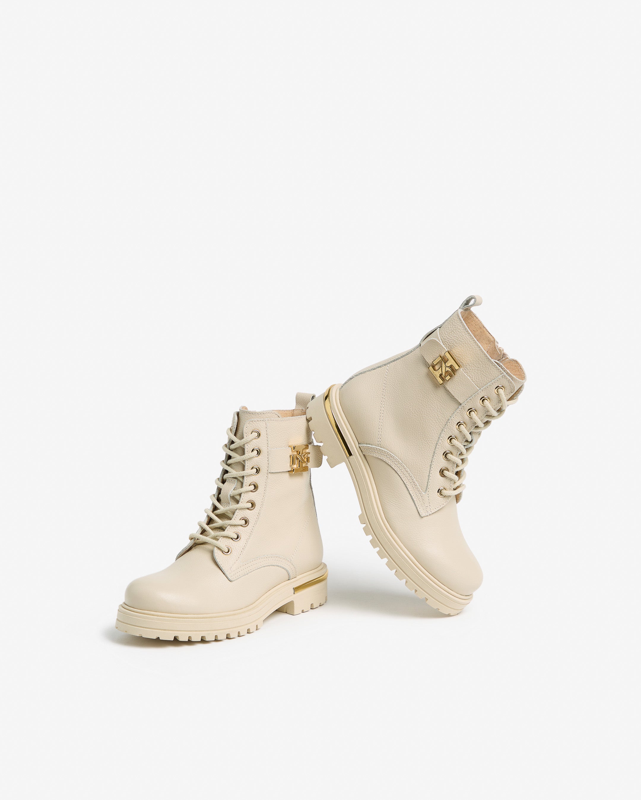 Nero Giardini Combat Boots rangers cuir fille ado
