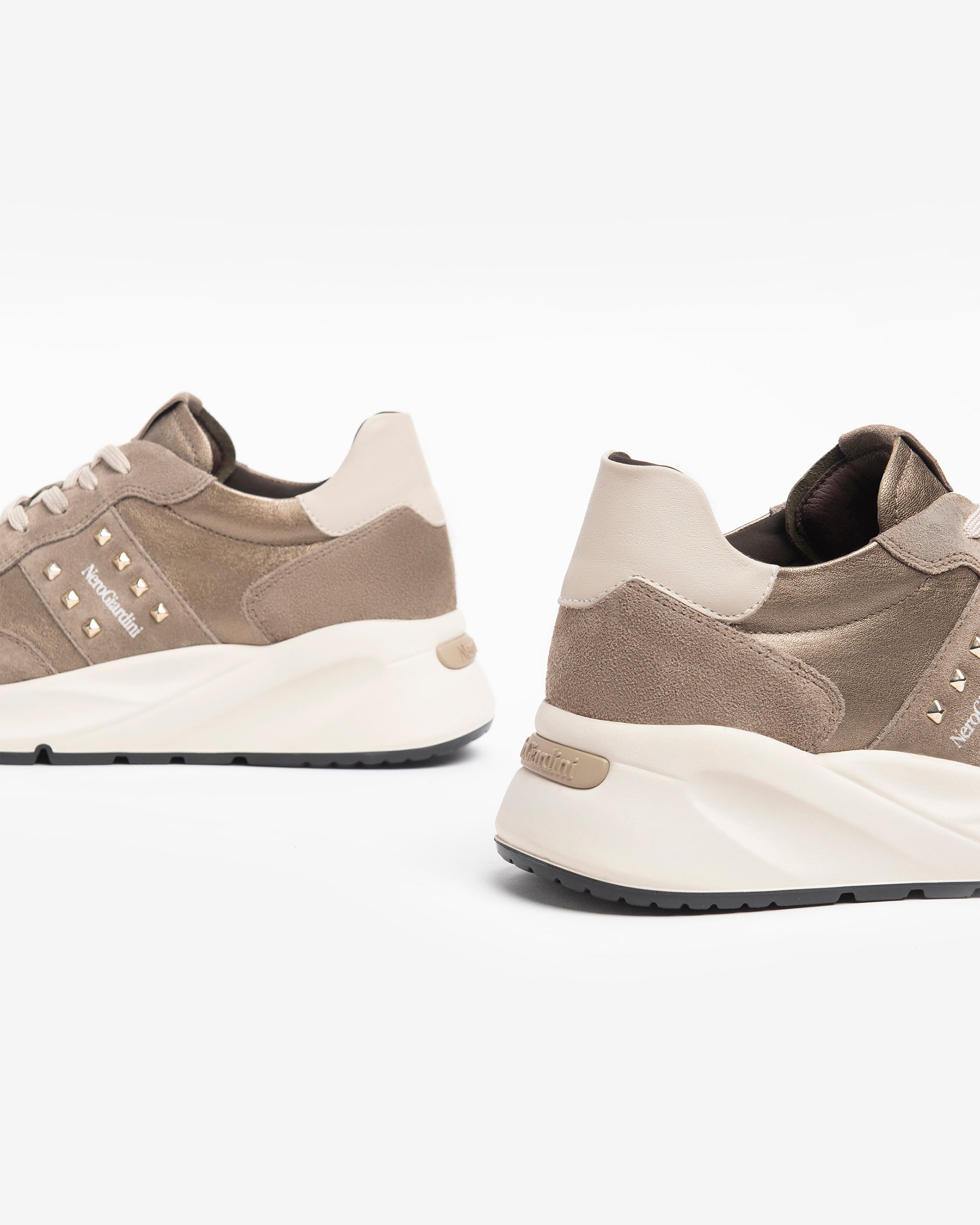 Nero Giardini Sneakers baskets cuir daim femme DryGo hiver