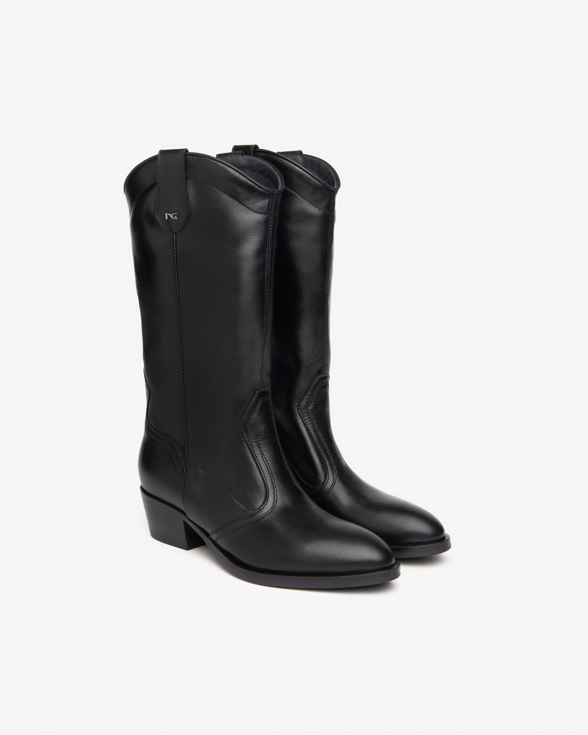 Nero Giardini Boots bottes cuir femme pointure 38