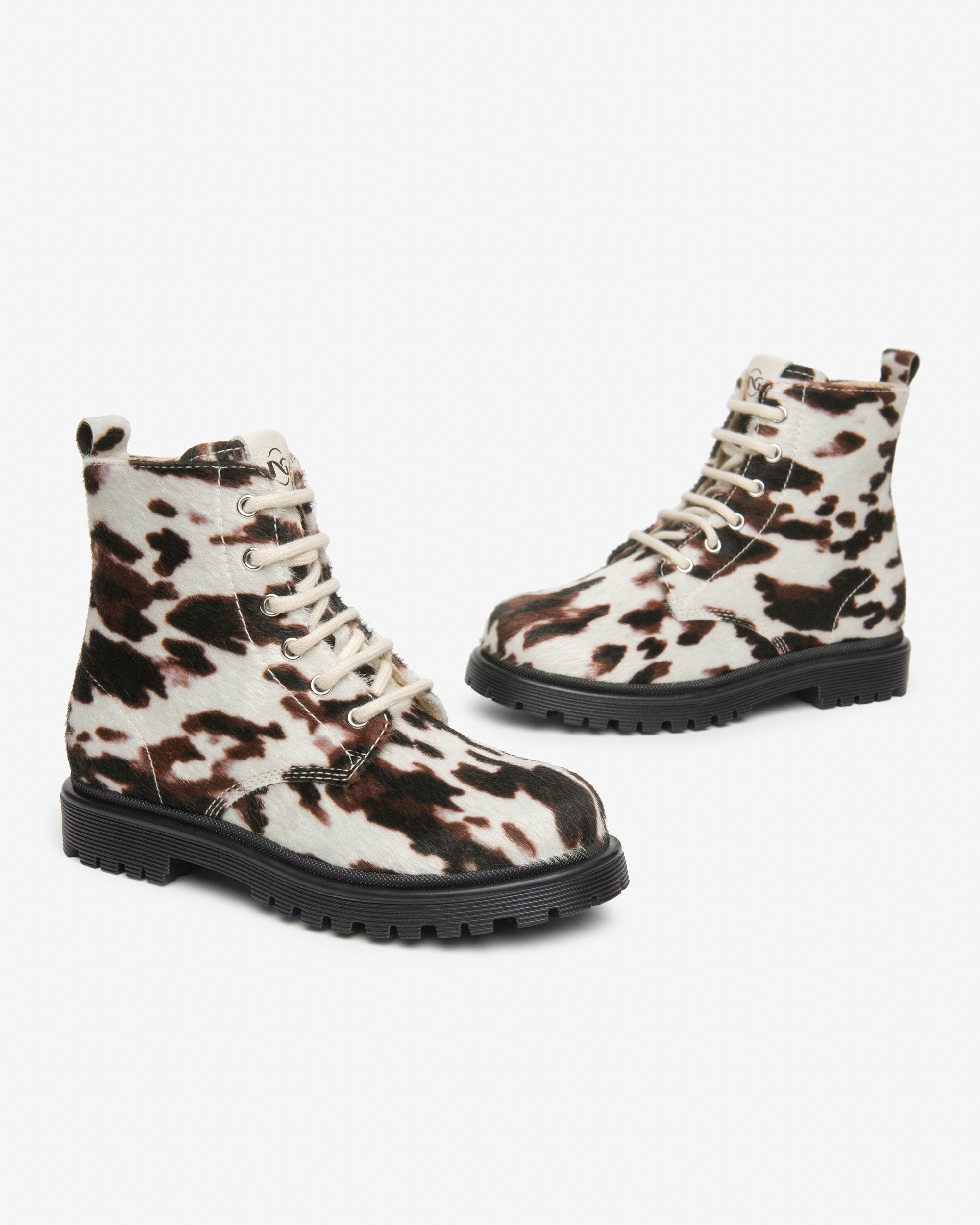 Nero Giardini Combat Boots bottines fille imprimé animal
