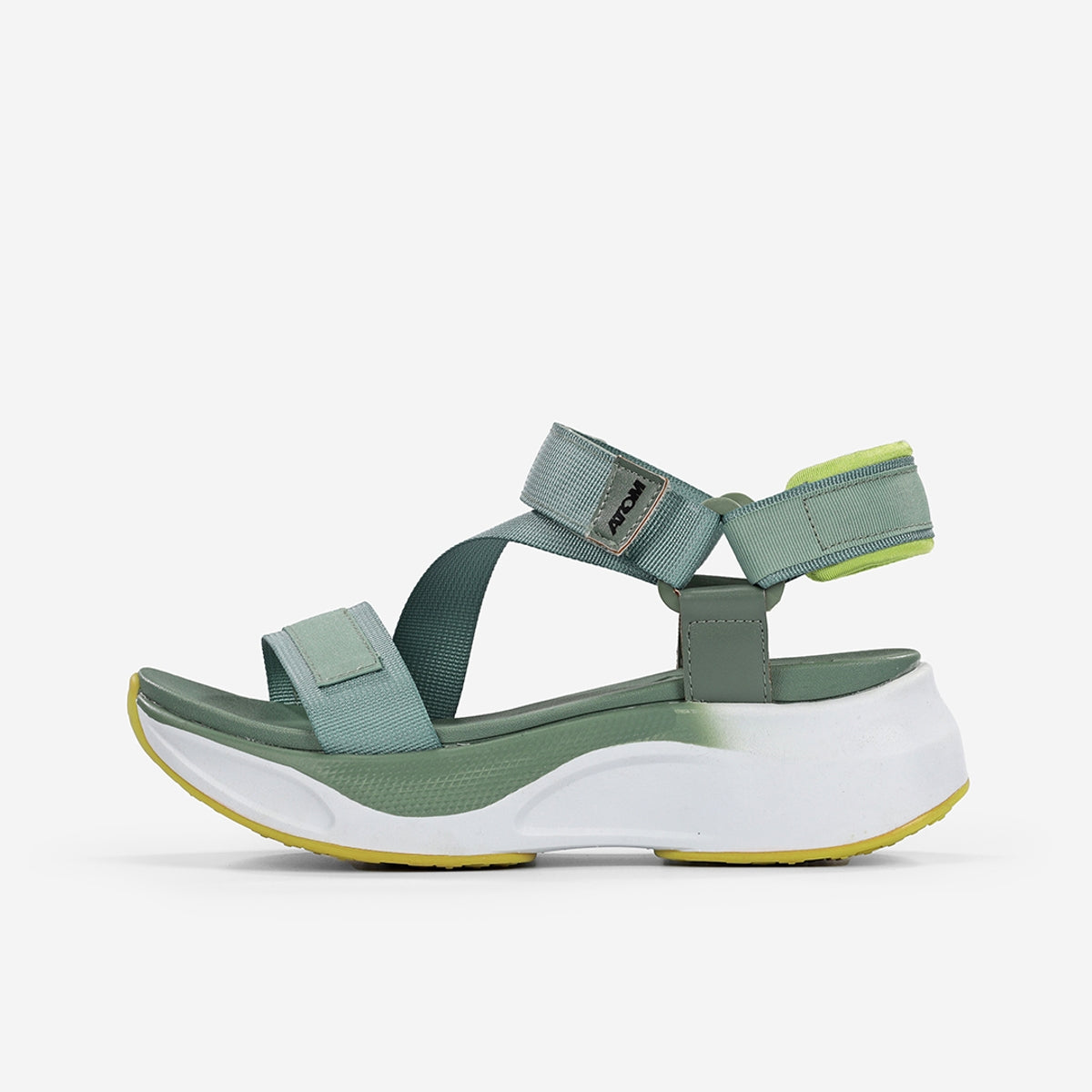 Atom by Fluchos Fusion AT170 sandale kaki femme