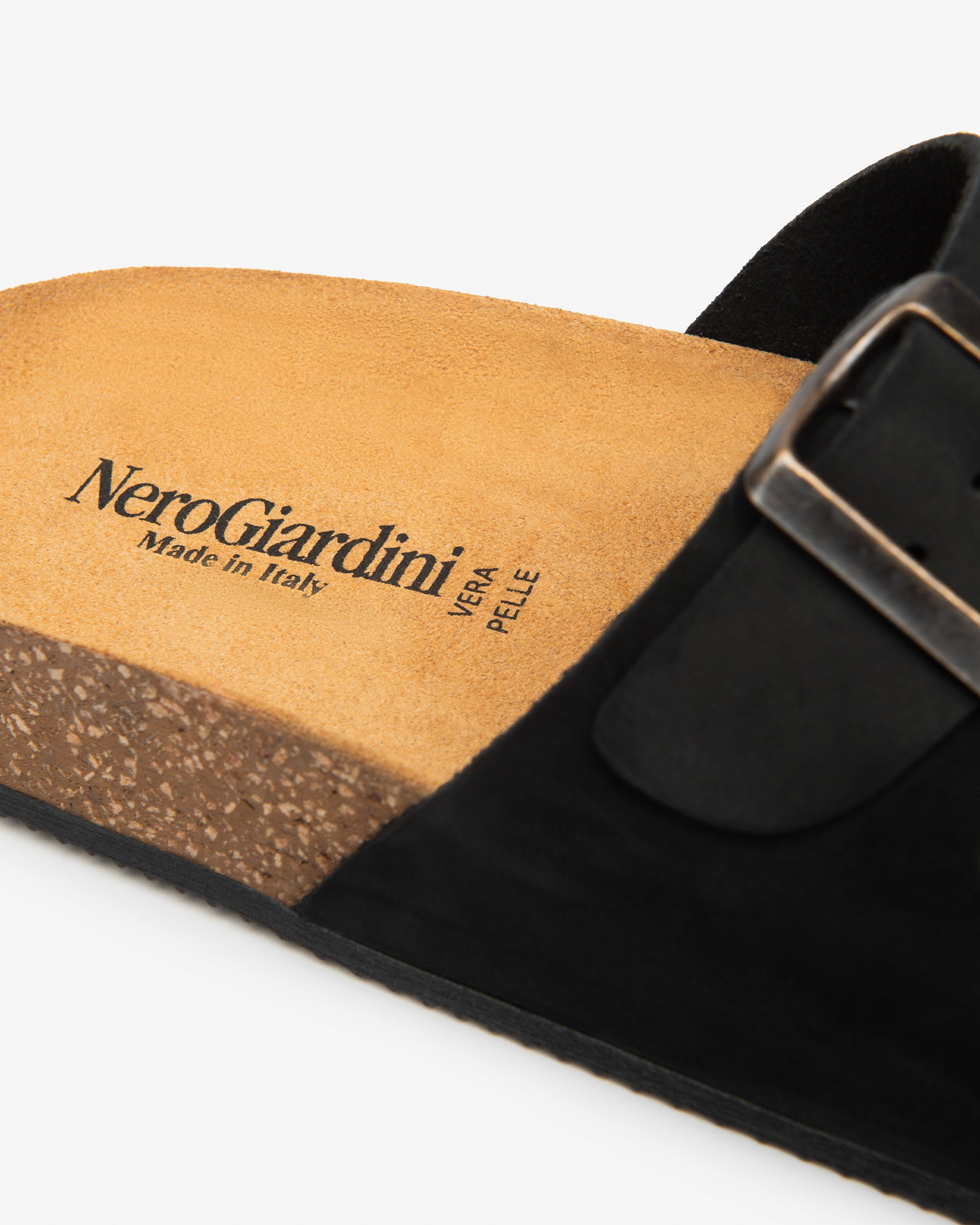Nero Giardini Slippers pantoufles cuir homme 42