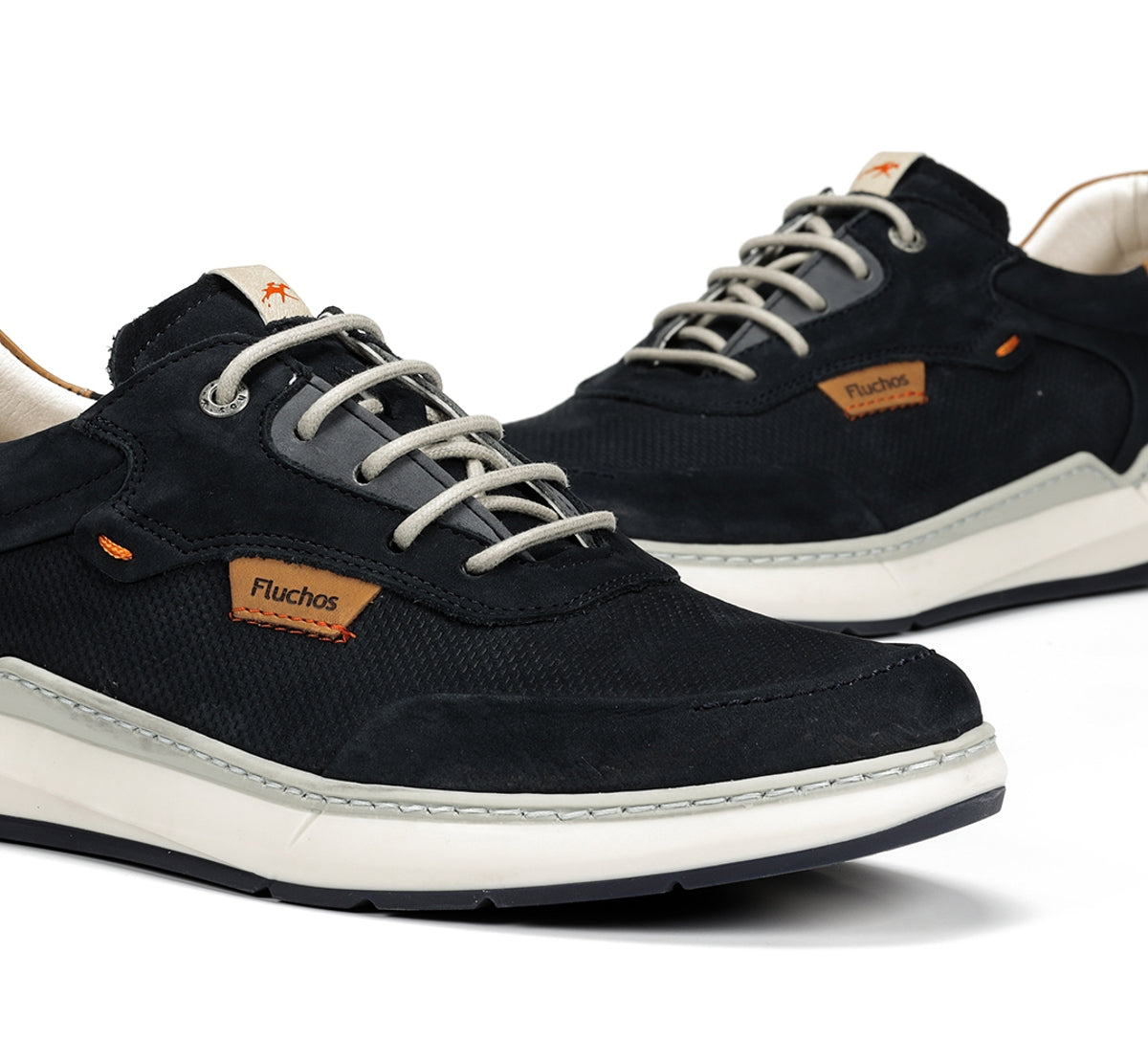 Fluchos Zapatos Jeff F2210 chaussures homme bleu cuir
