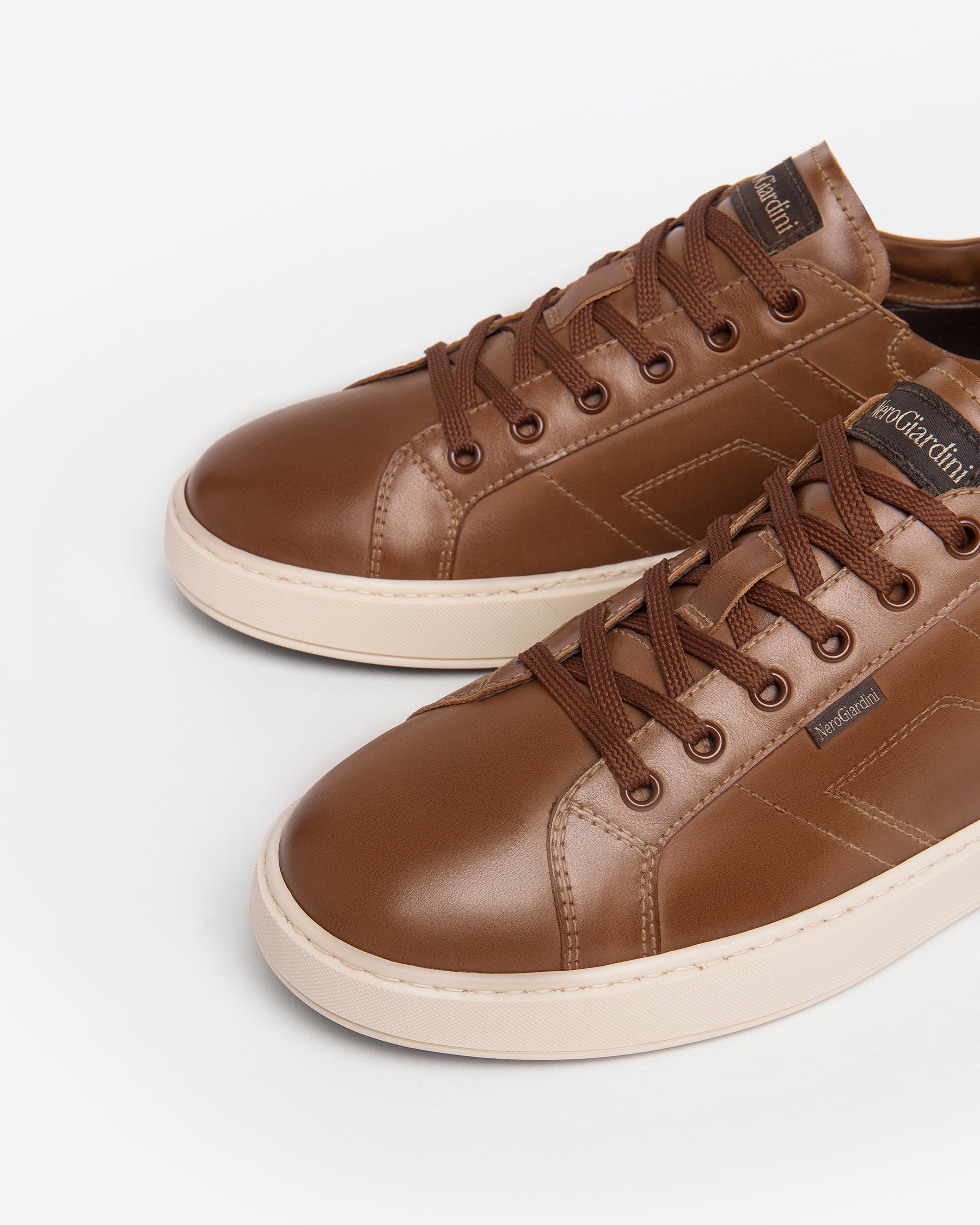 Nero Giardini Sneakers baskets cuir homme hiver