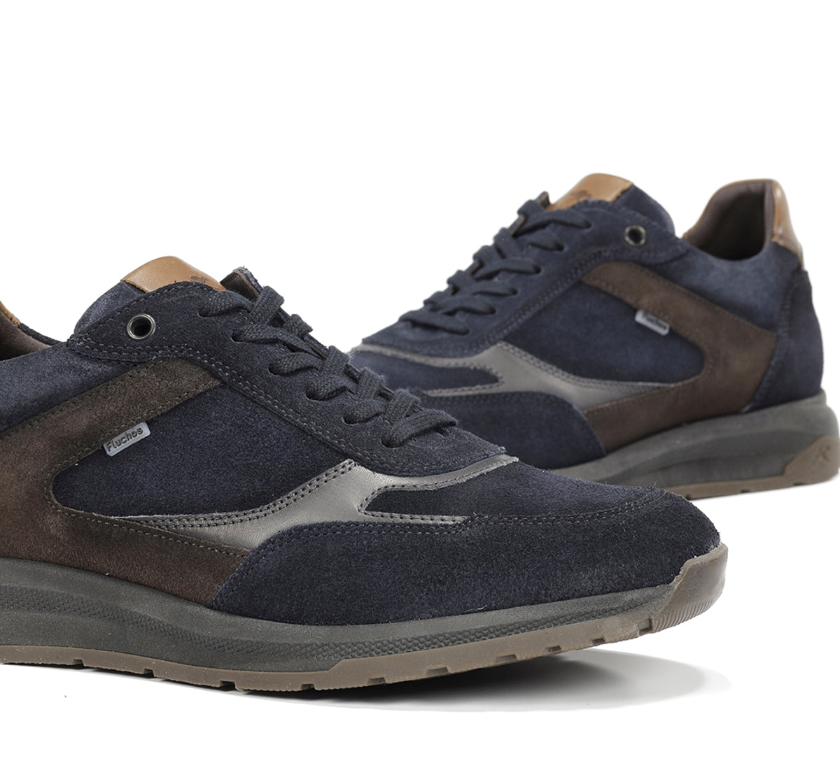 Fluchos Karter F2531 Sneakers Bleu Homme Cuir