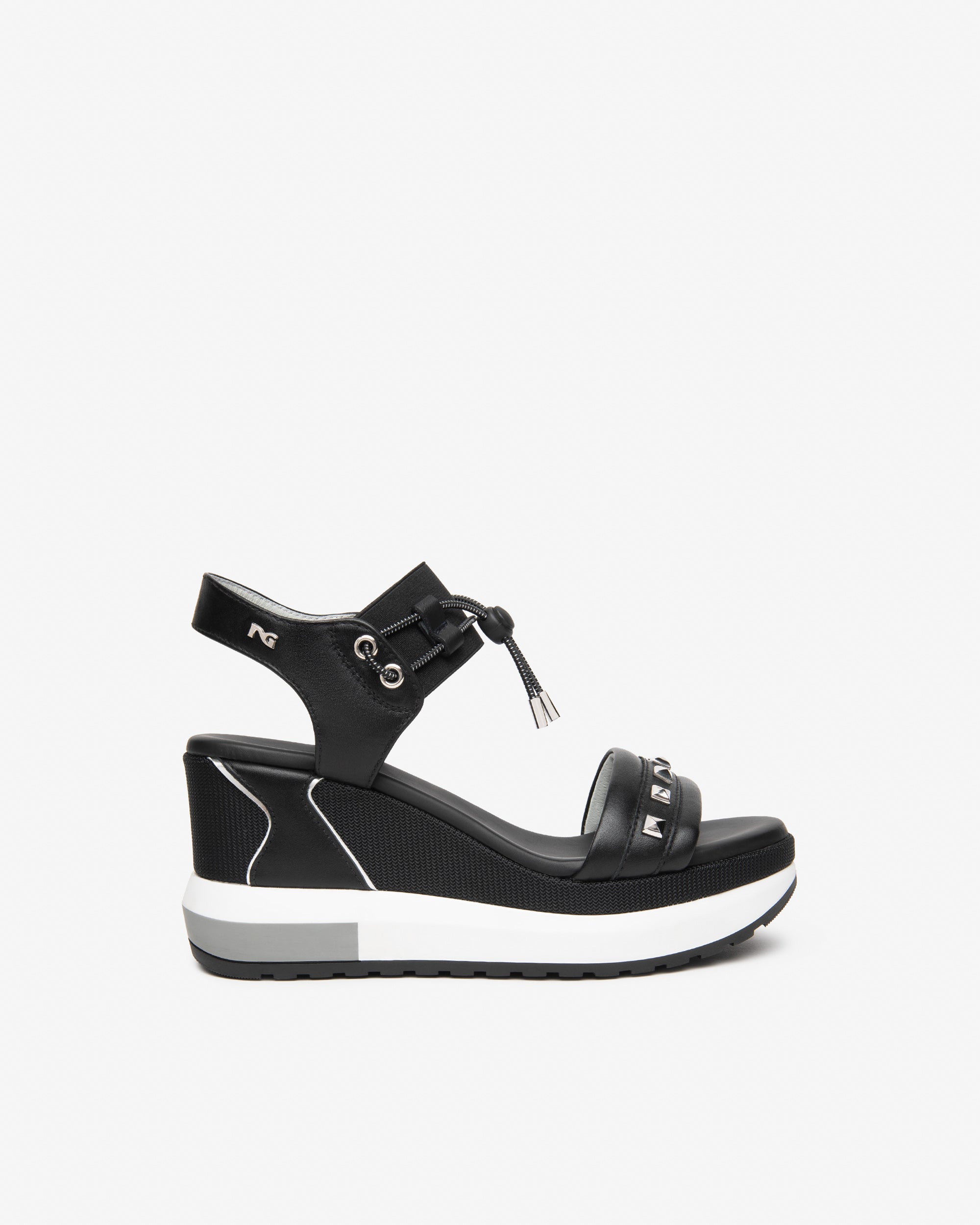 Nero Giardini Sandals sandales cuir femme toile