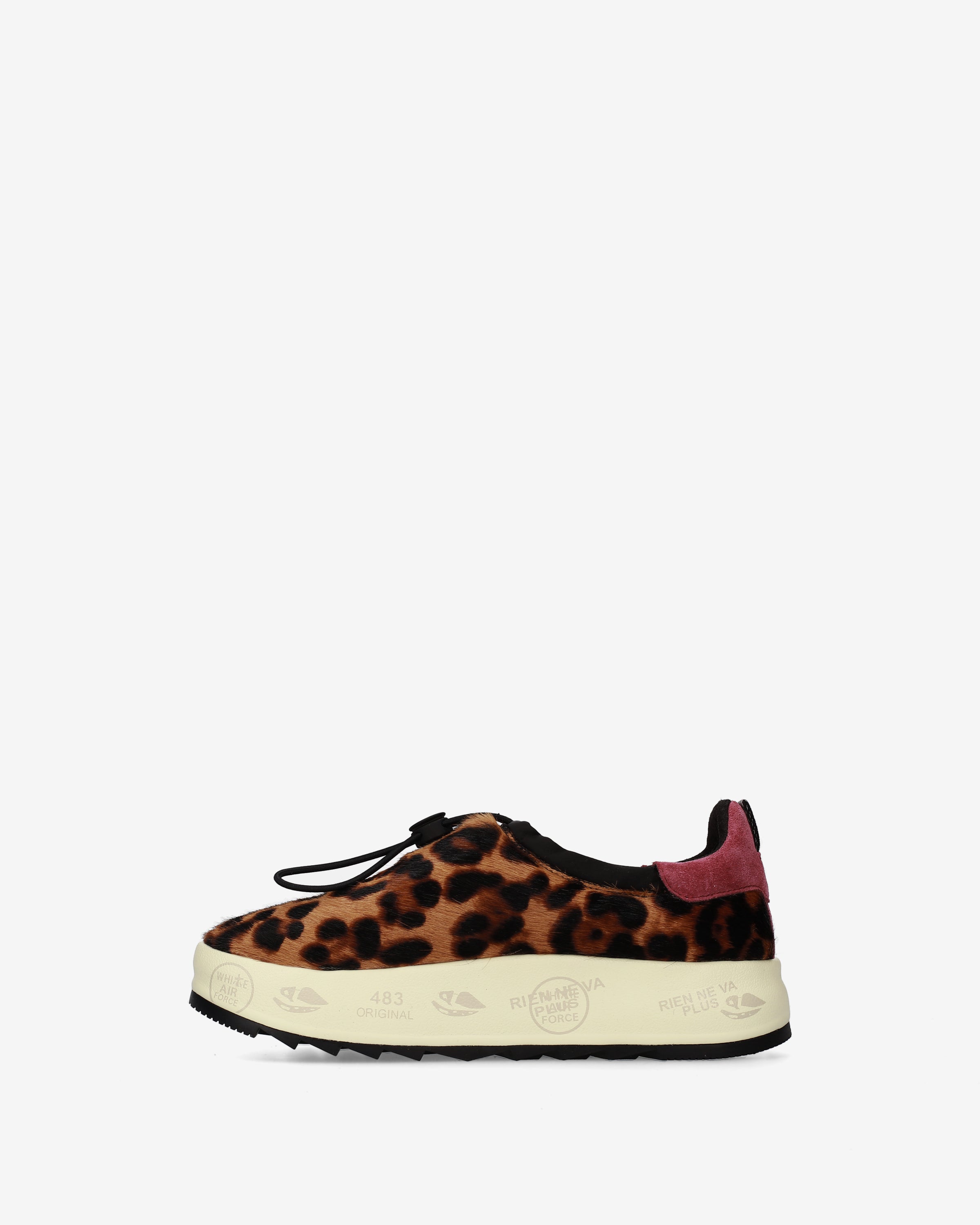 Premiata Puffyd 8682 sneakers femme animal bordeaux