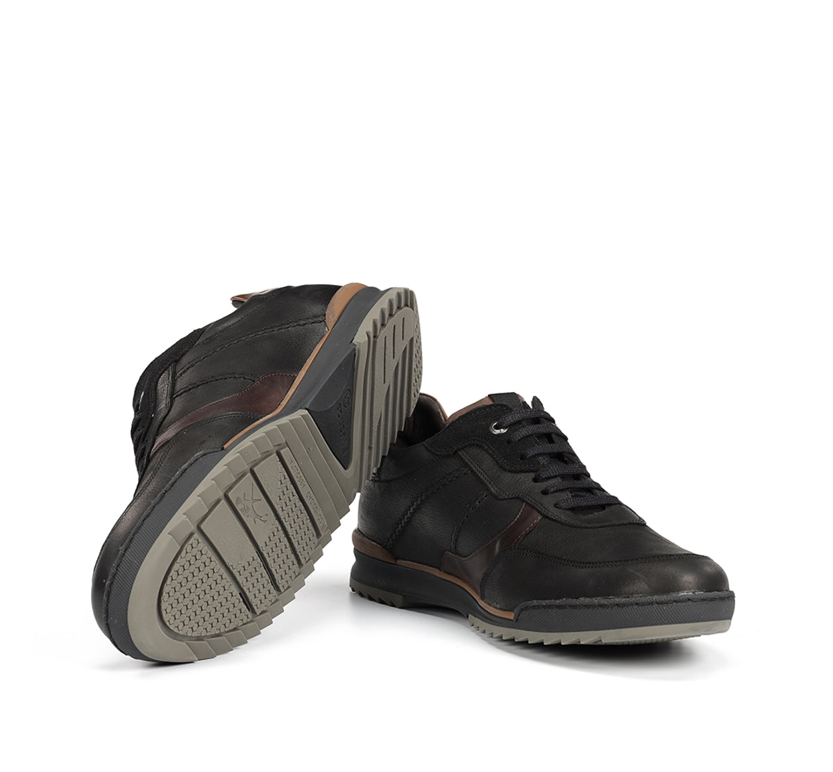 Fluchos Elder F2272 basket noire cuir homme
