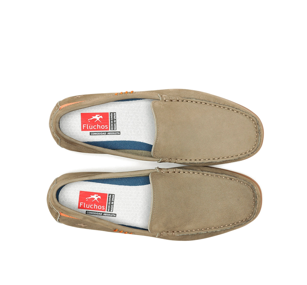 Fluchos Troy F1729 mocassins beige homme bateau