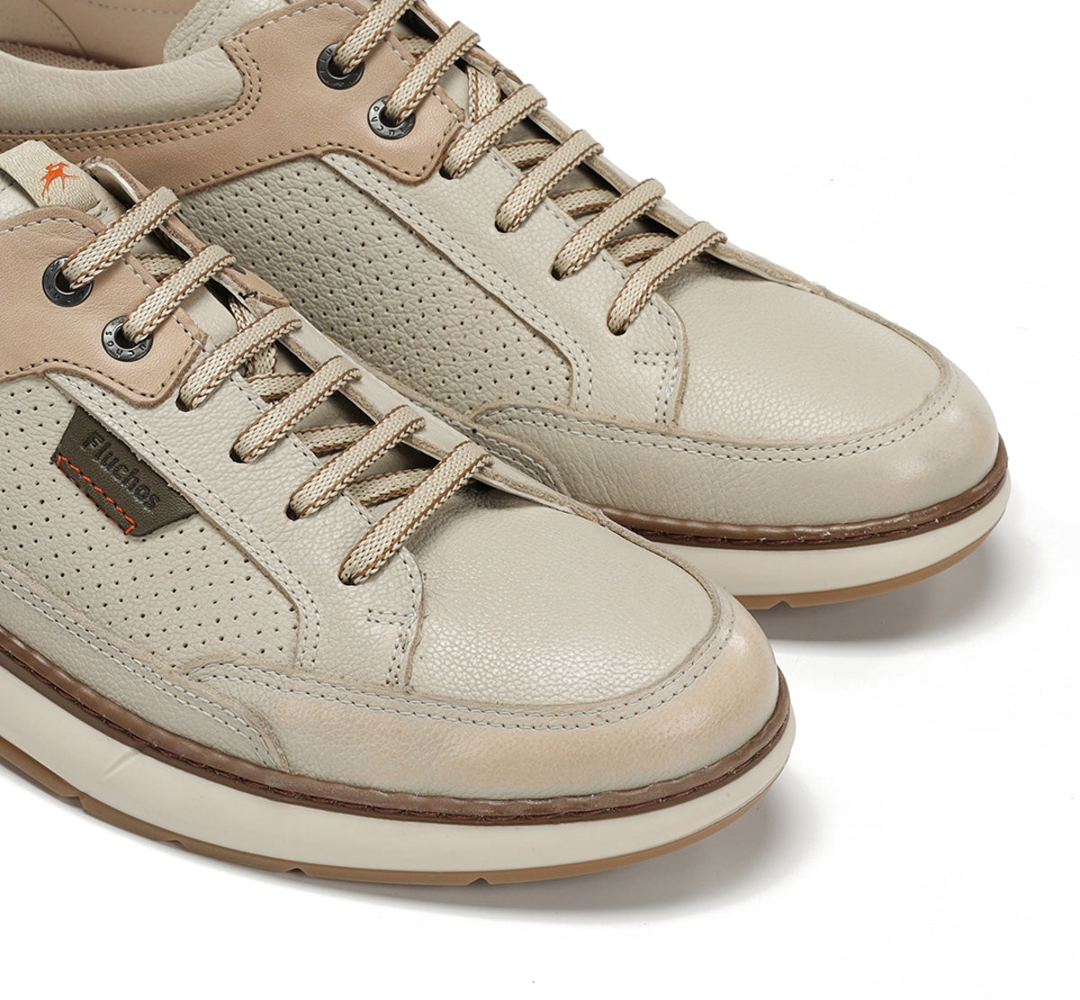 Fluchos Jeff F2357 basket homme blanche cuir