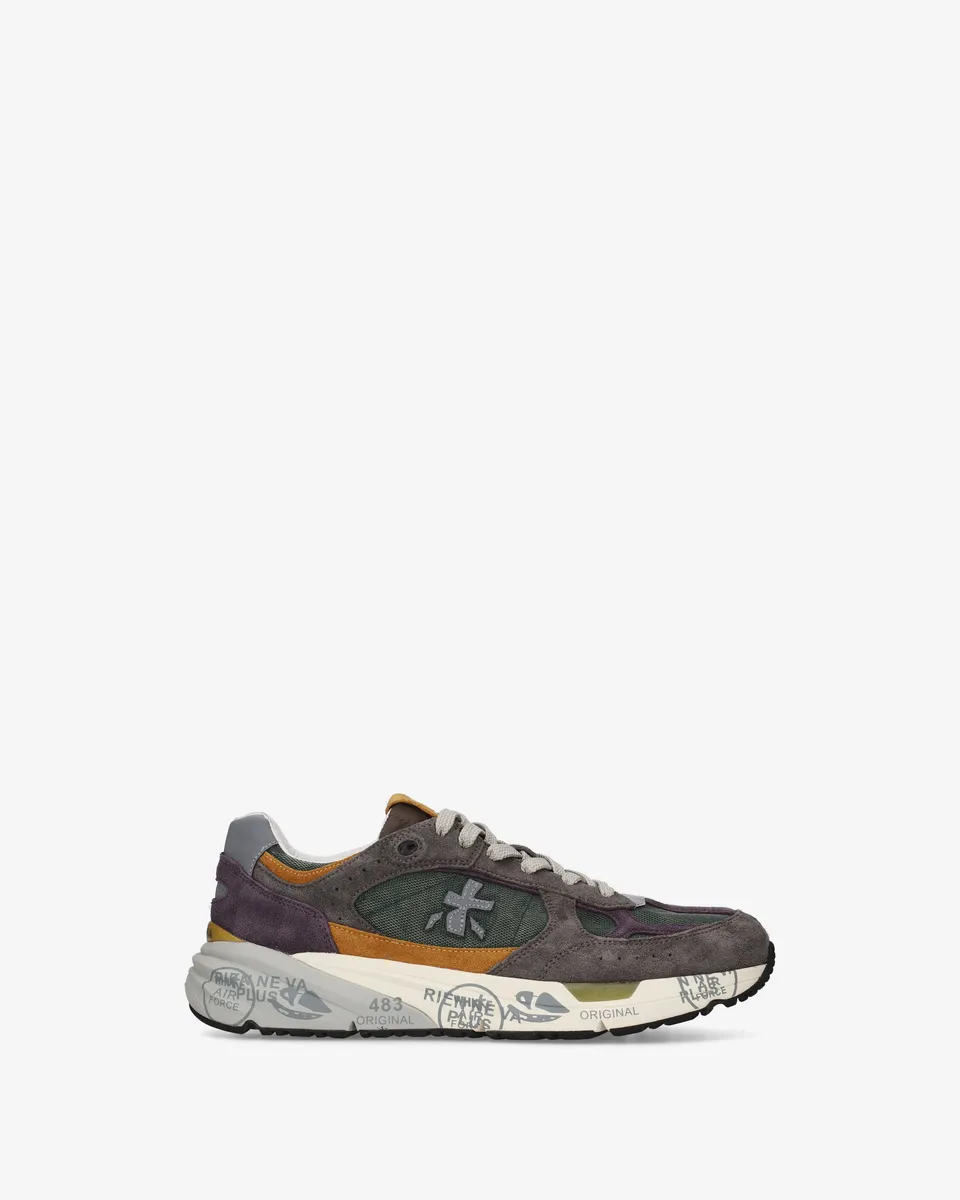 Premiata Mase25 8422 sneakers homme daim olive