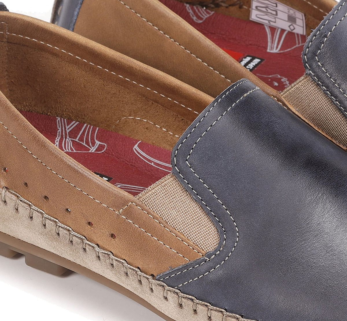 Fluchos Dorian F1178 mocassins homme bleus