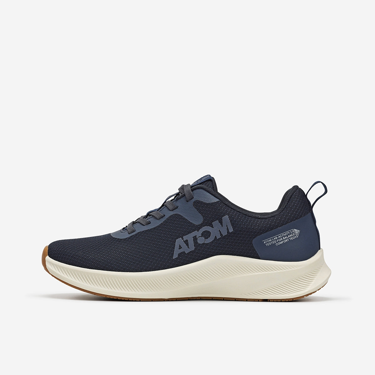 Atom by Fluchos Activity AT126 baskets homme bleu amorti