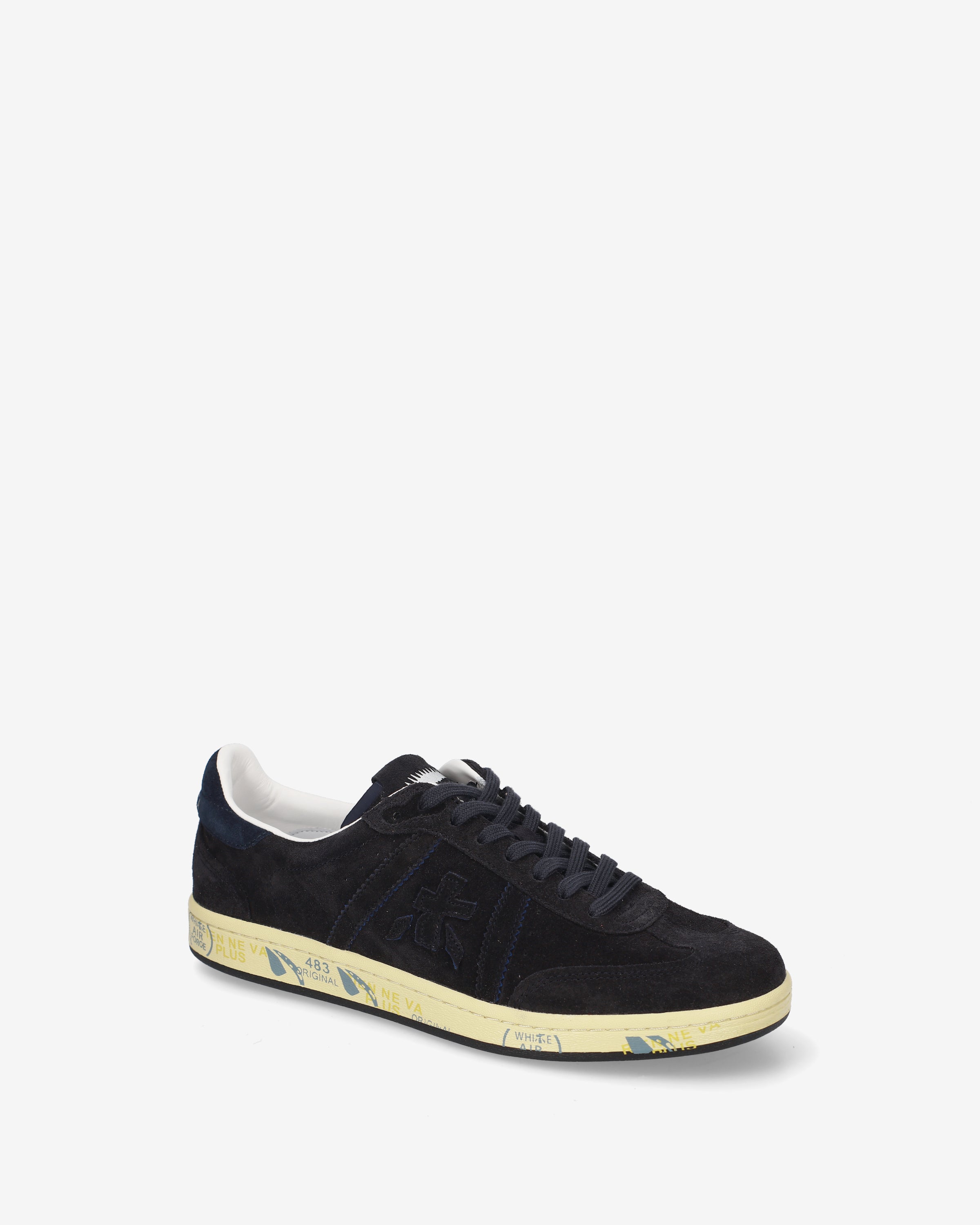 Premiata Bonnie 8589 baskets daim bleu foncé