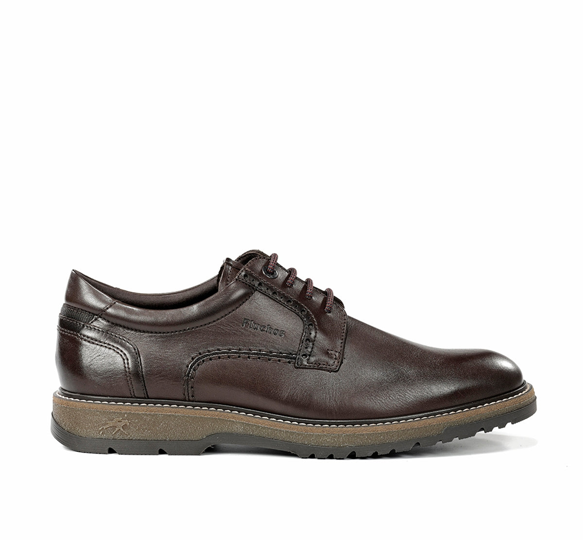Fluchos Buggy F2319 chaussure ville marron homme cuir