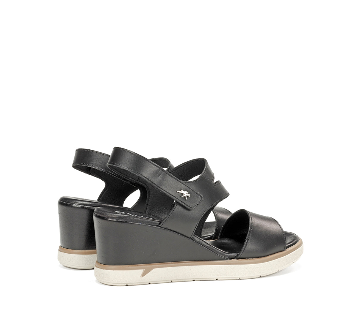 Fluchos Smash F1973 sandale noire compensée femme