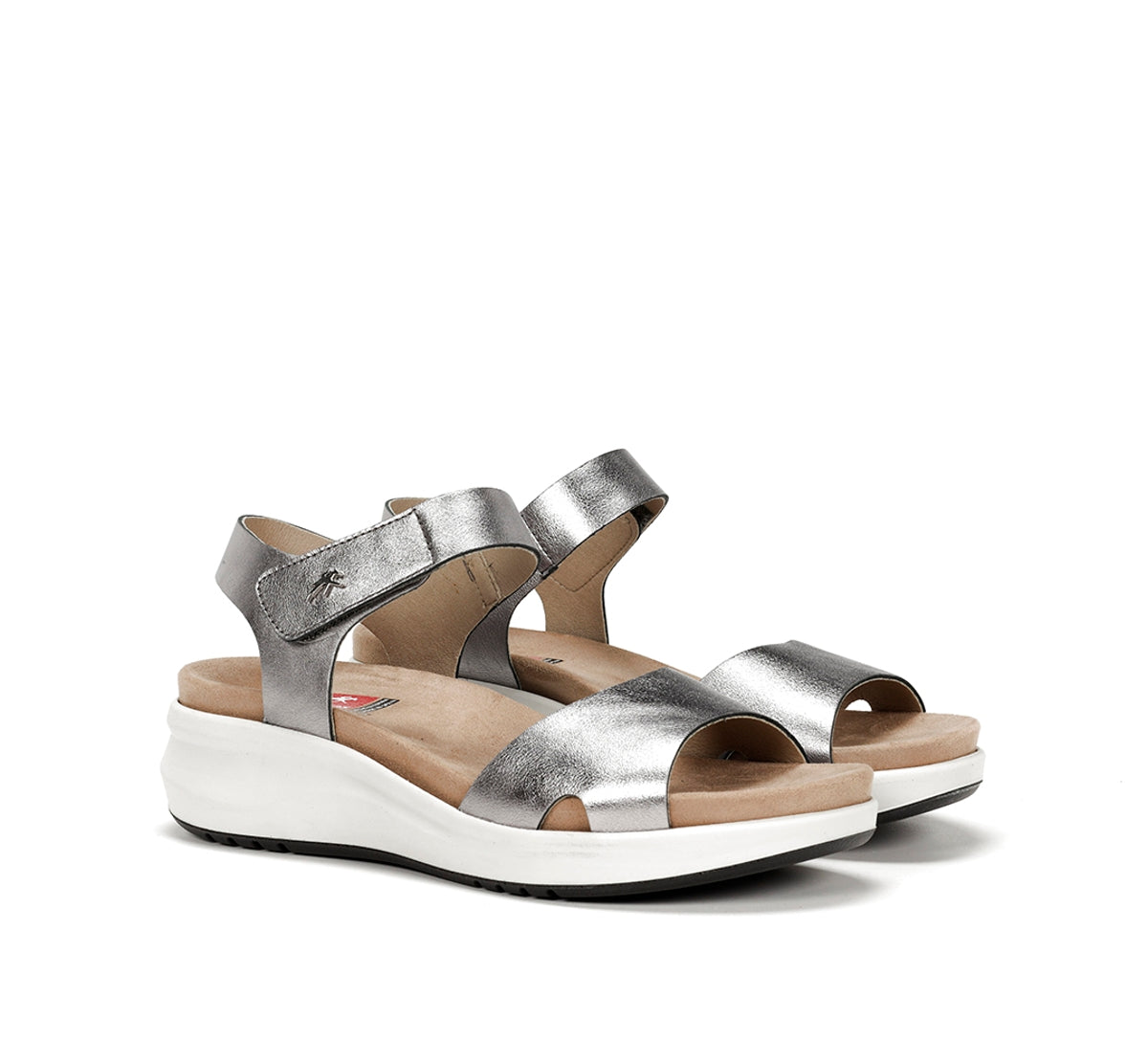 Fluchos Yagon F1475 sandales argent femme cuir