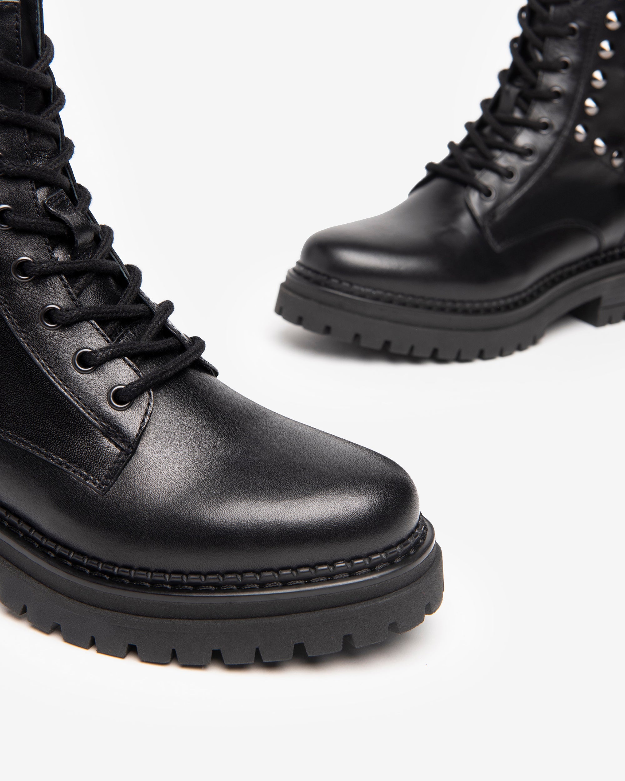 Nero Giardini Combat Boots rangers femme cuir