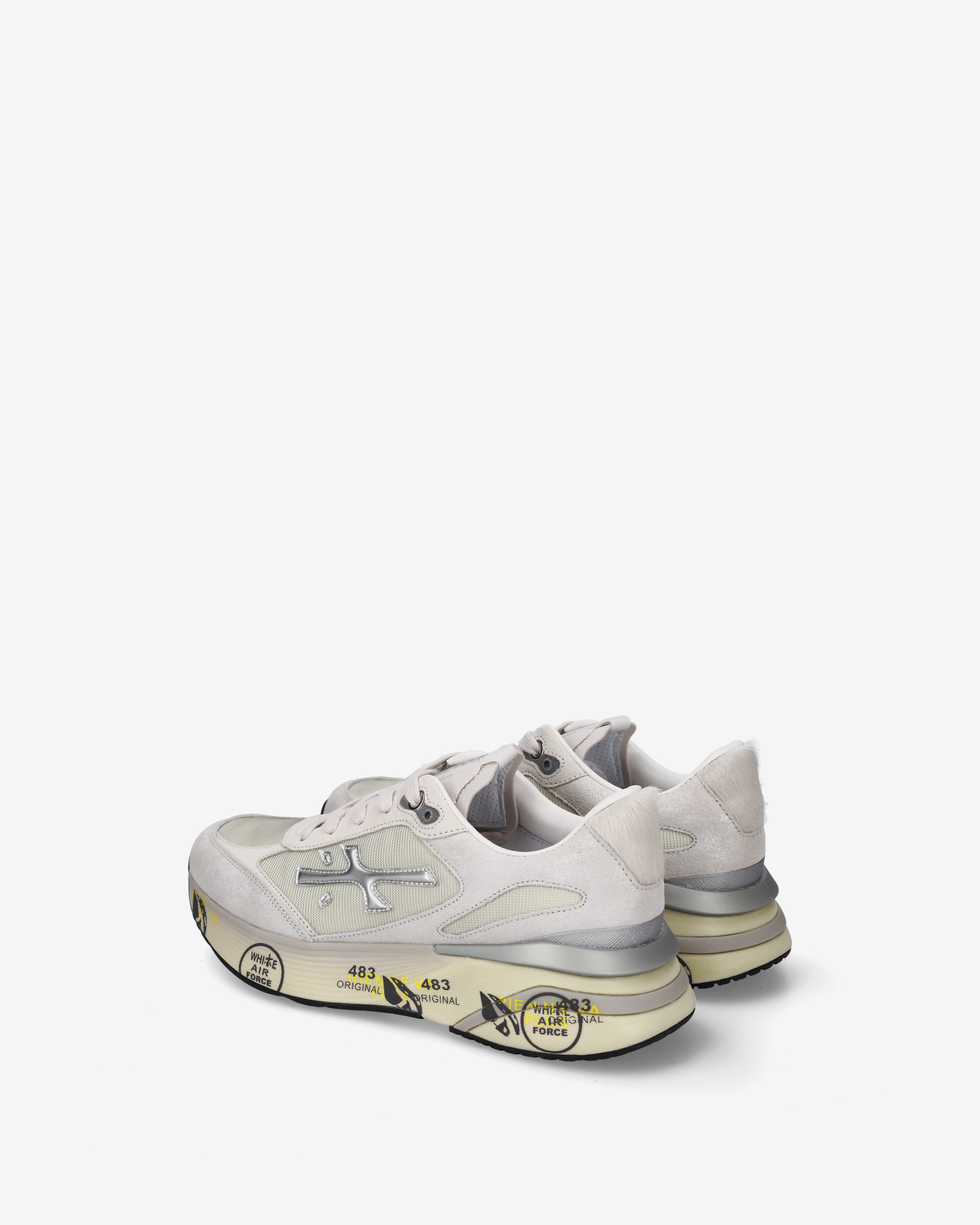 Premiata Moerund 8564 sneakers ivoire femme daim