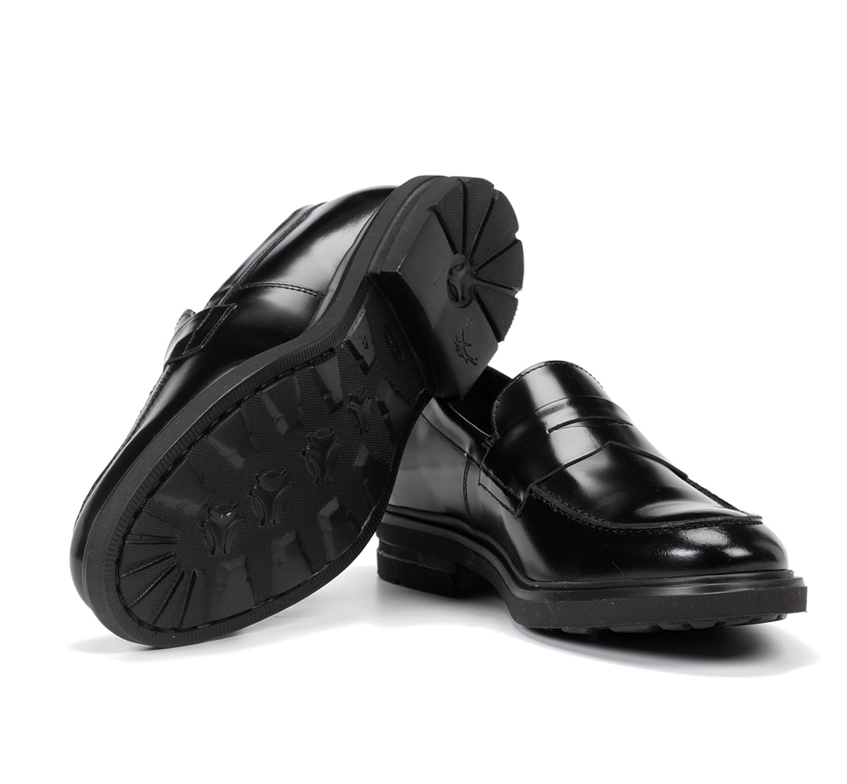 Fluchos Belgas F0633 mocassin noir homme léger