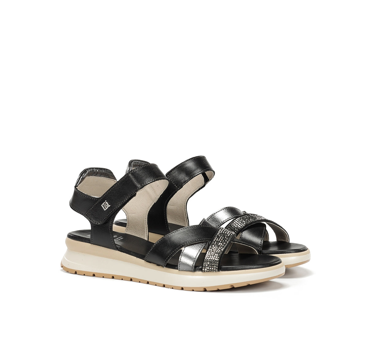Fluchos Dorking Ter D9728 sandale femme noire confort