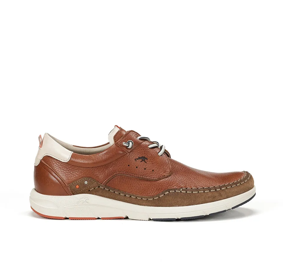 Fluchos Kai F1986 chaussures marron homme coupe large