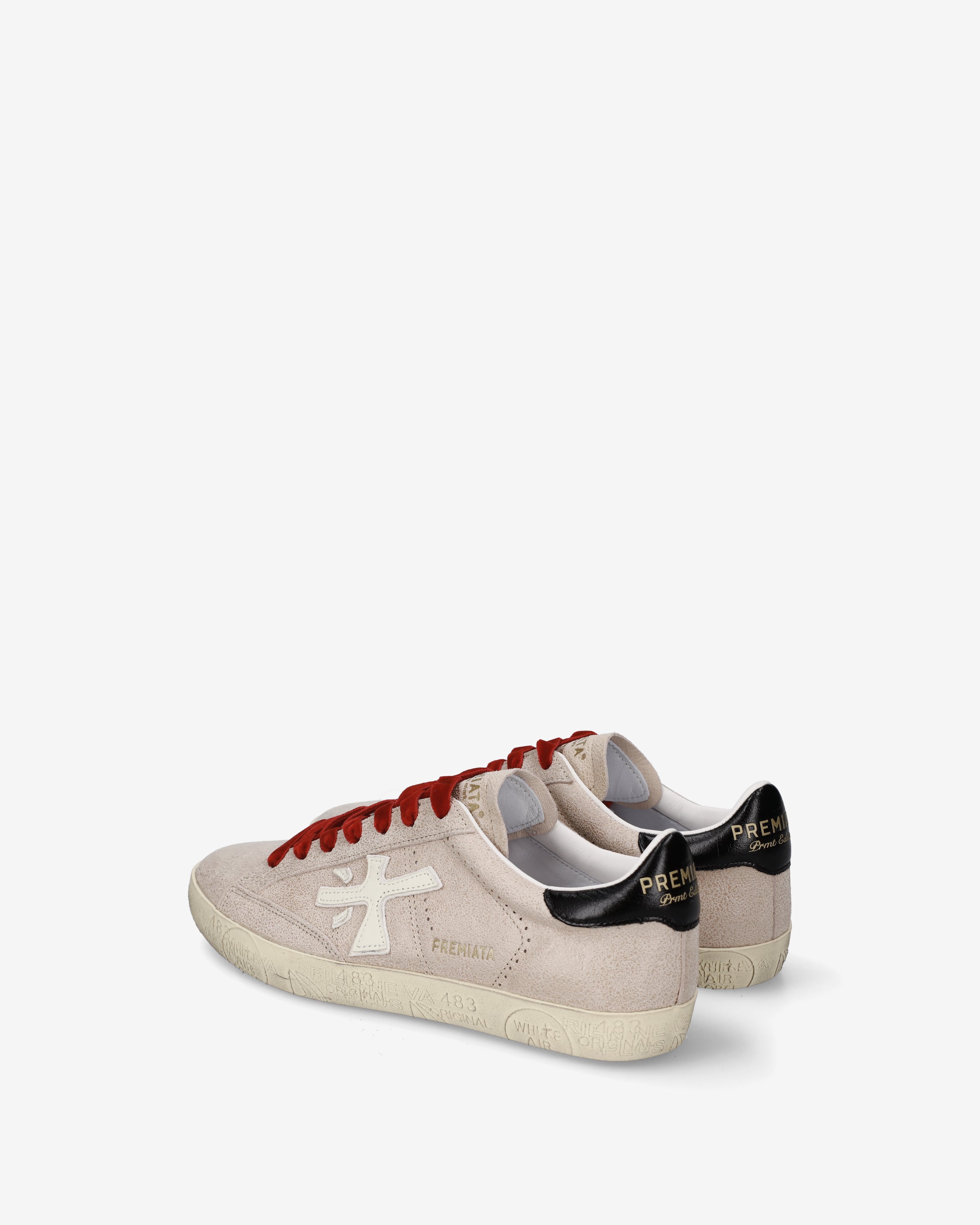Premiata Stevend 8492 sneakers cuir beige pointure 38