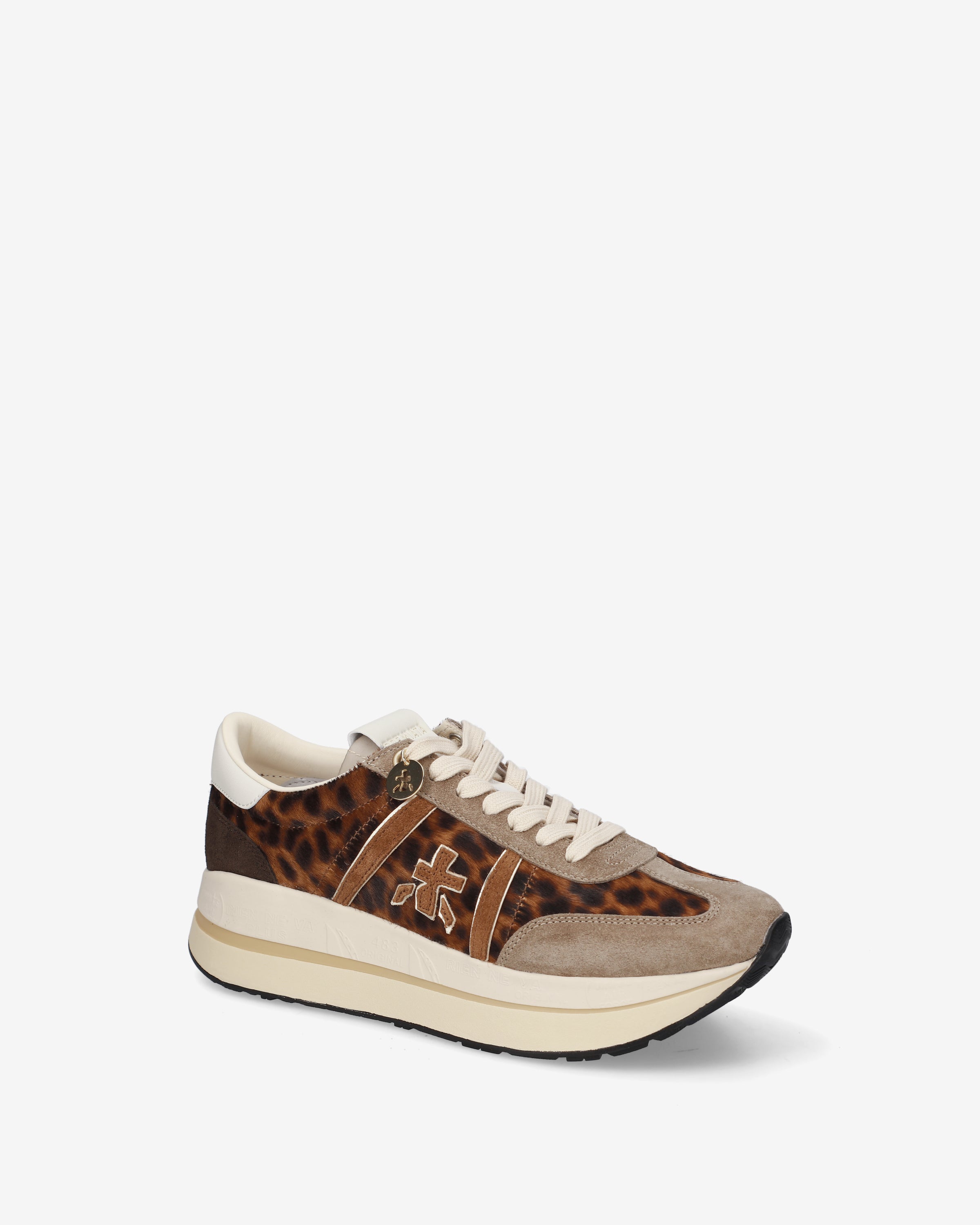 Premiata Bethcoin 8701 sneakers femme cuir imprimé animal