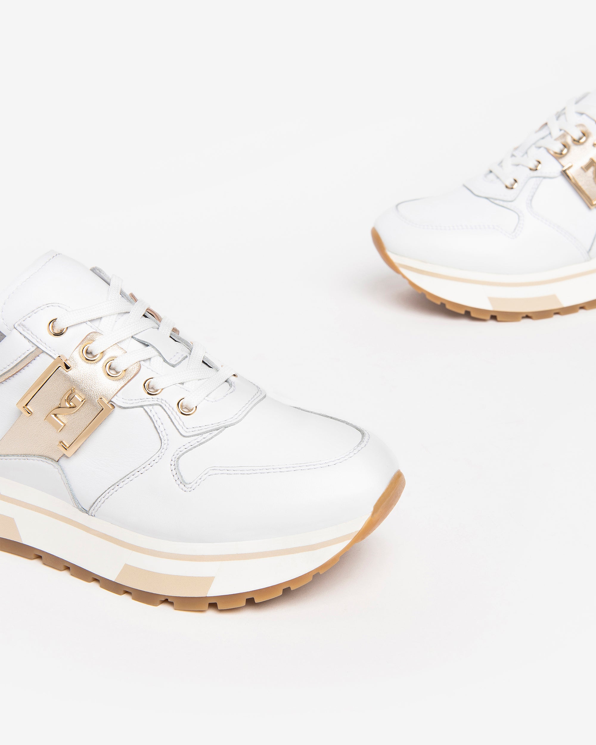 Nero Giardini Sneakers Baskets Cuir Femme Été