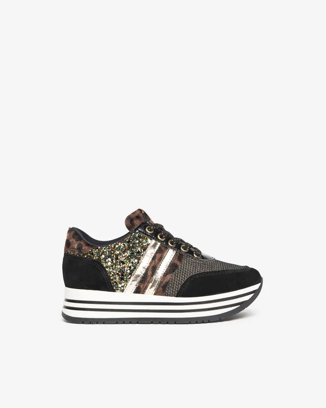 Nero Giardini Sneakers baskets daim fille paillettes 35