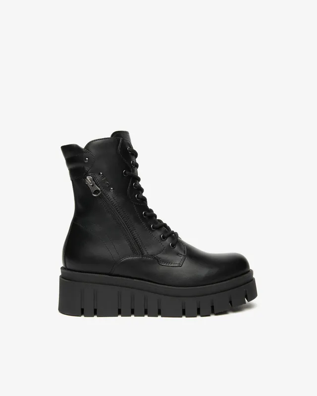 Nero Giardini Combat Boots Rangers Cuir Femme