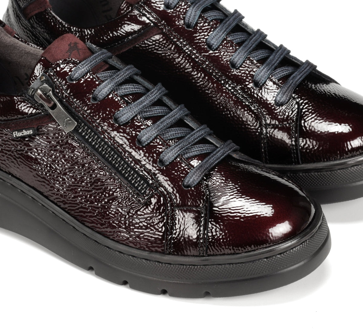 Fluchos Pompas F1666 baskets femme bordeaux léger