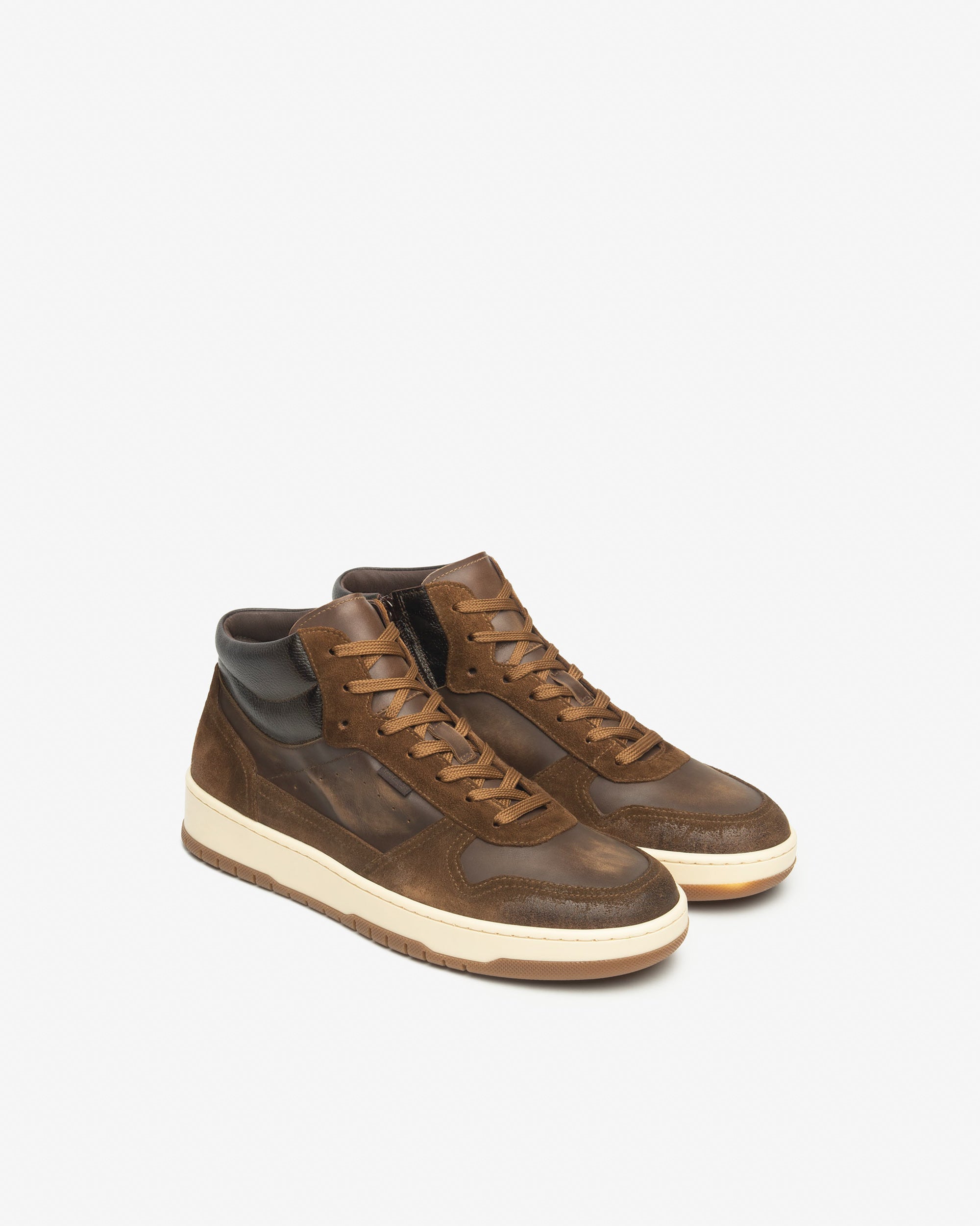Nero Giardini Sneakers baskets homme cuir montante