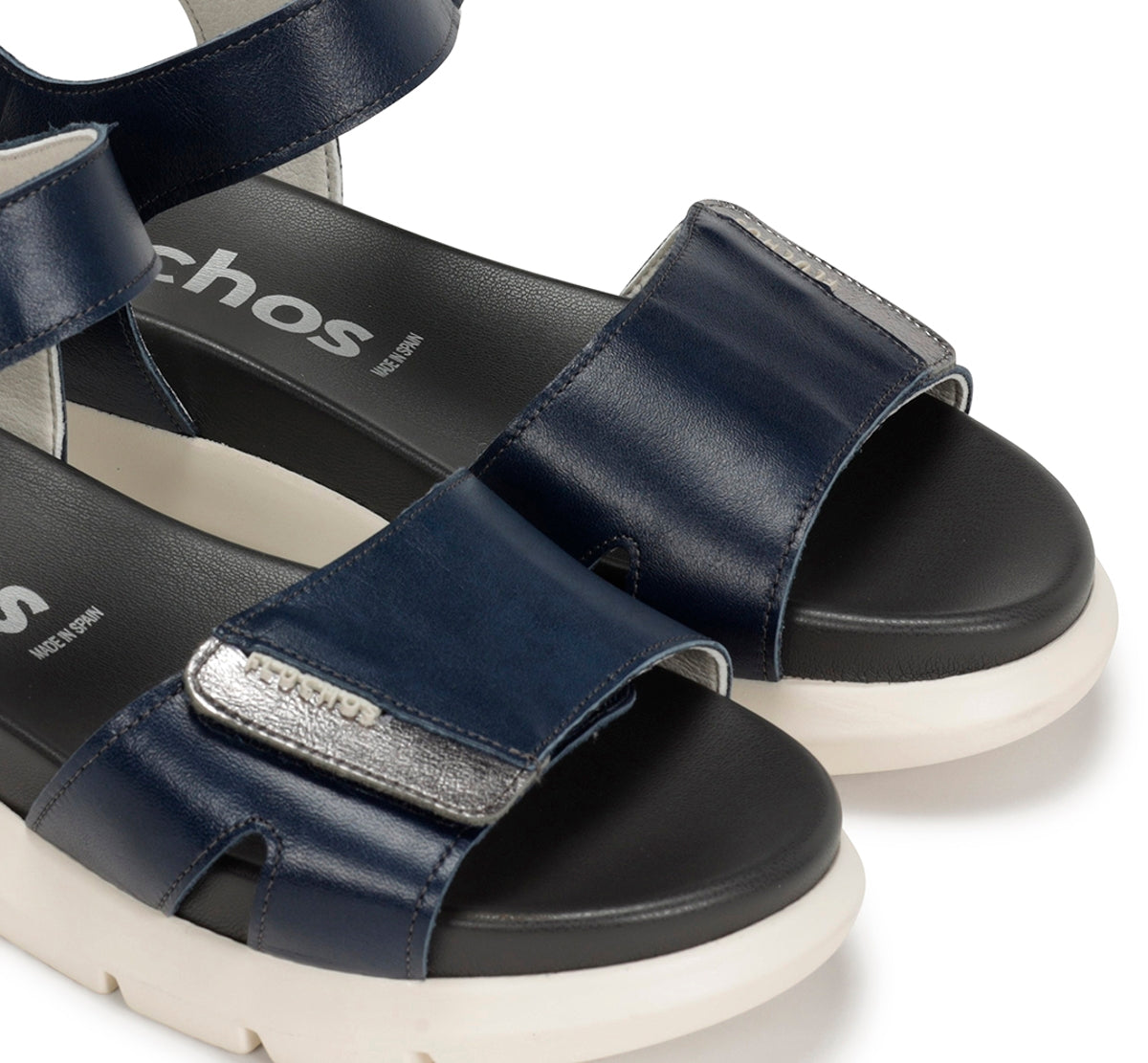 Fluchos Hellen F1708 Sandales Femme Bleu Réglables