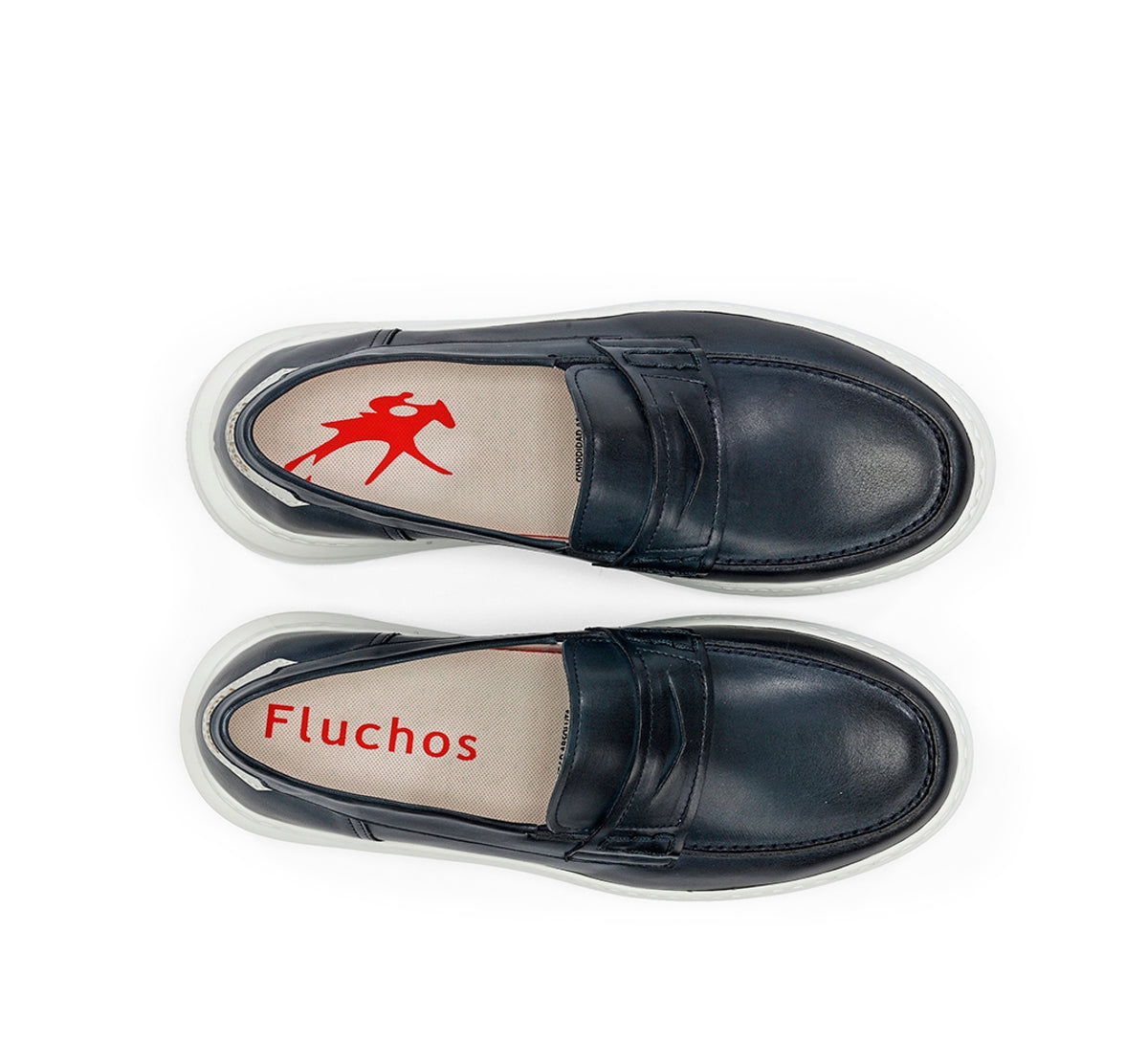 Fluchos Boston F2224 mocassin homme bleu léger