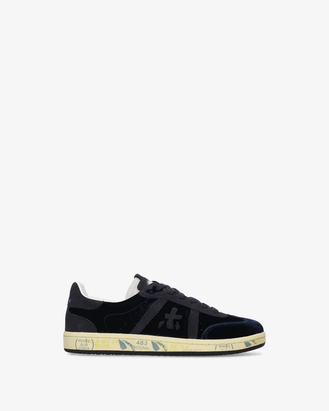 Premiata Bonnied 8705 baskets bleu marine velours