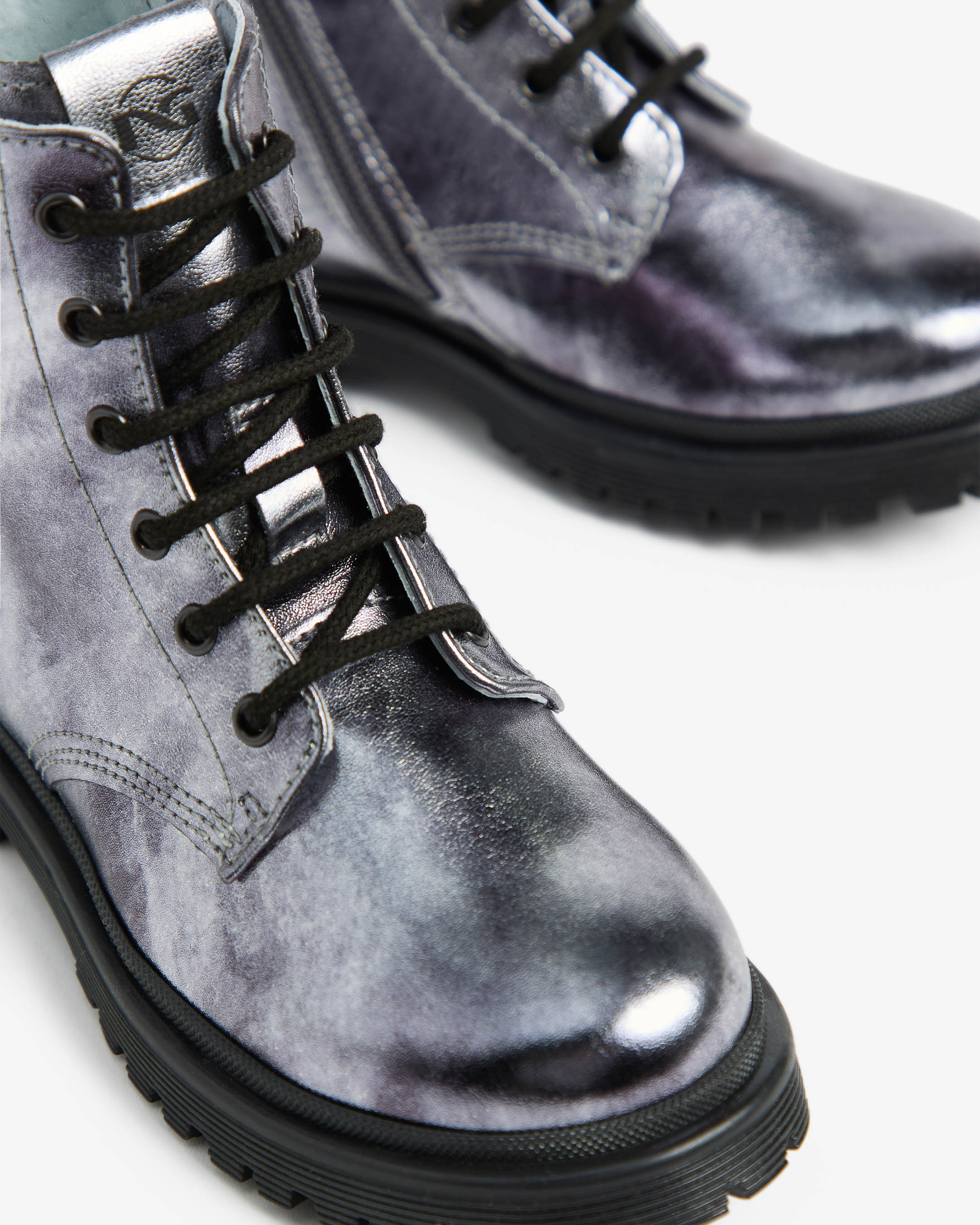 Nero Giardini Combat Boots Bottines Fille Tissu Pointure 28