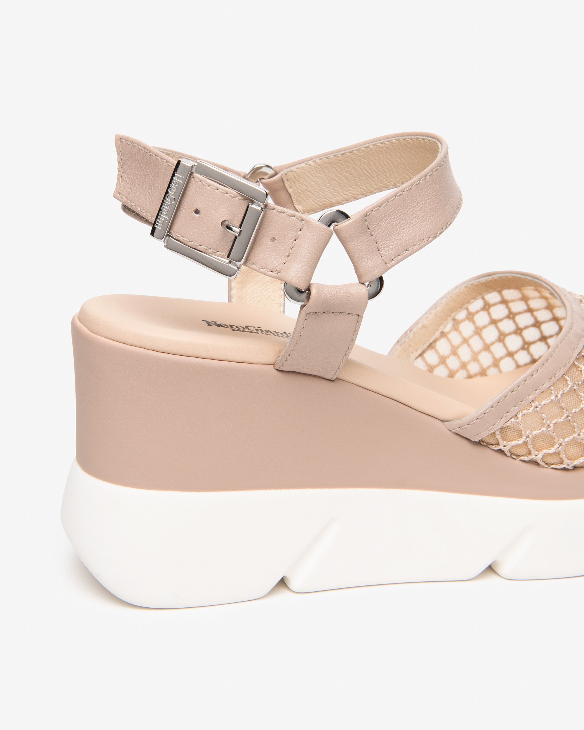 Nero Giardini Sandals sandales cuir toile femme pointure 38